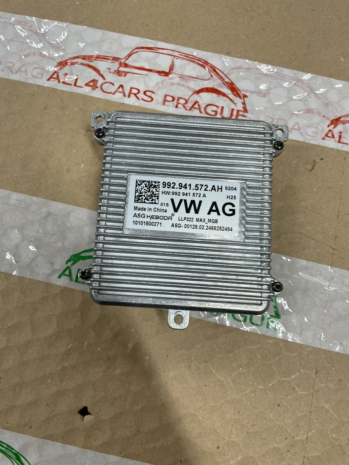 VW ŠKODA SEAT STEUERGERÄT FÜR SCHEINWERFER LED IQ LIGHT 992941572AH FAST NEU ...