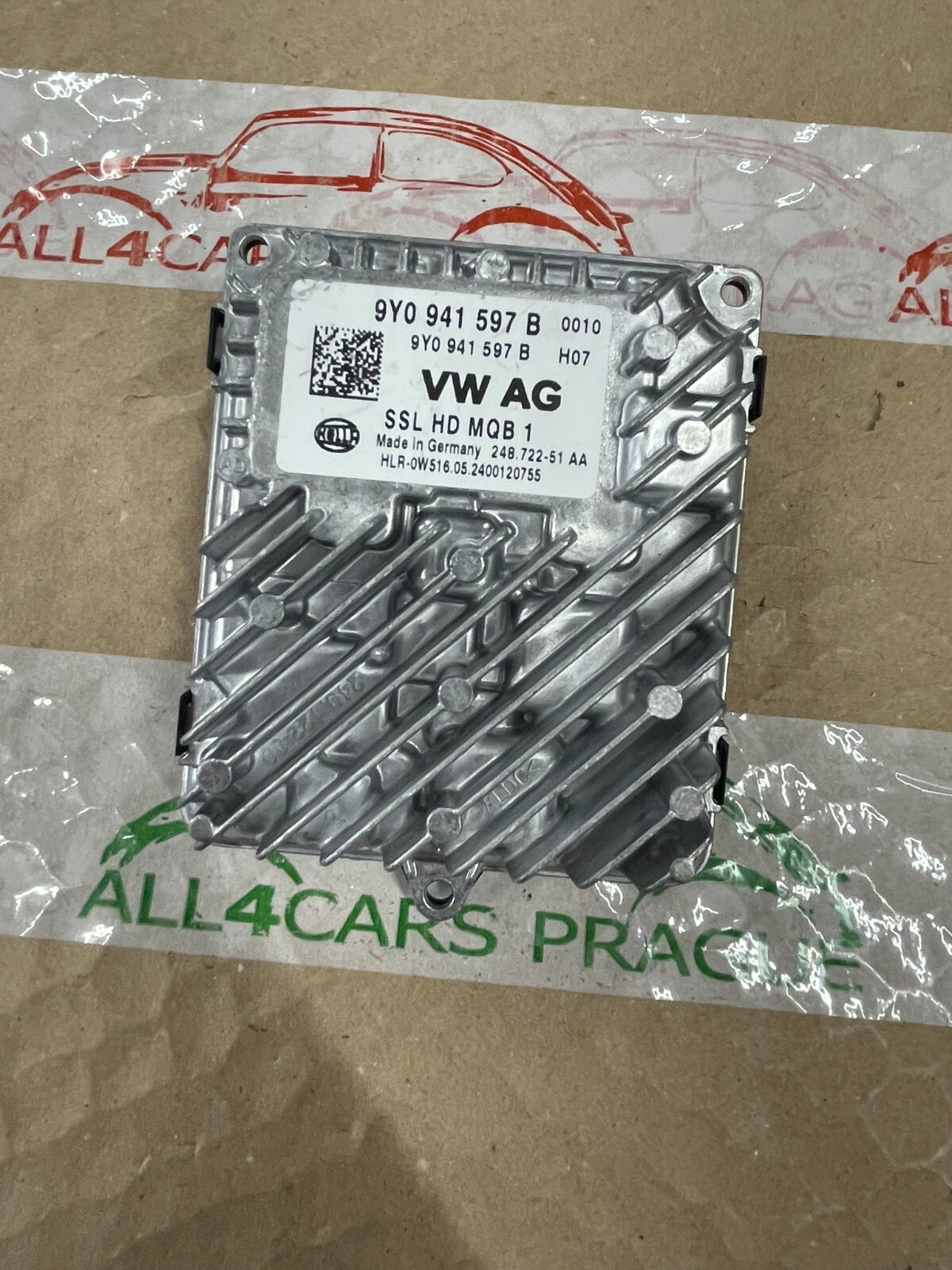 VW TIGUAN 2024 SCHEINWERFER STEUERGERÄT 9Y0941597B DEMONT VOM TEST WAGEN ORIG VW - Obrázek 7