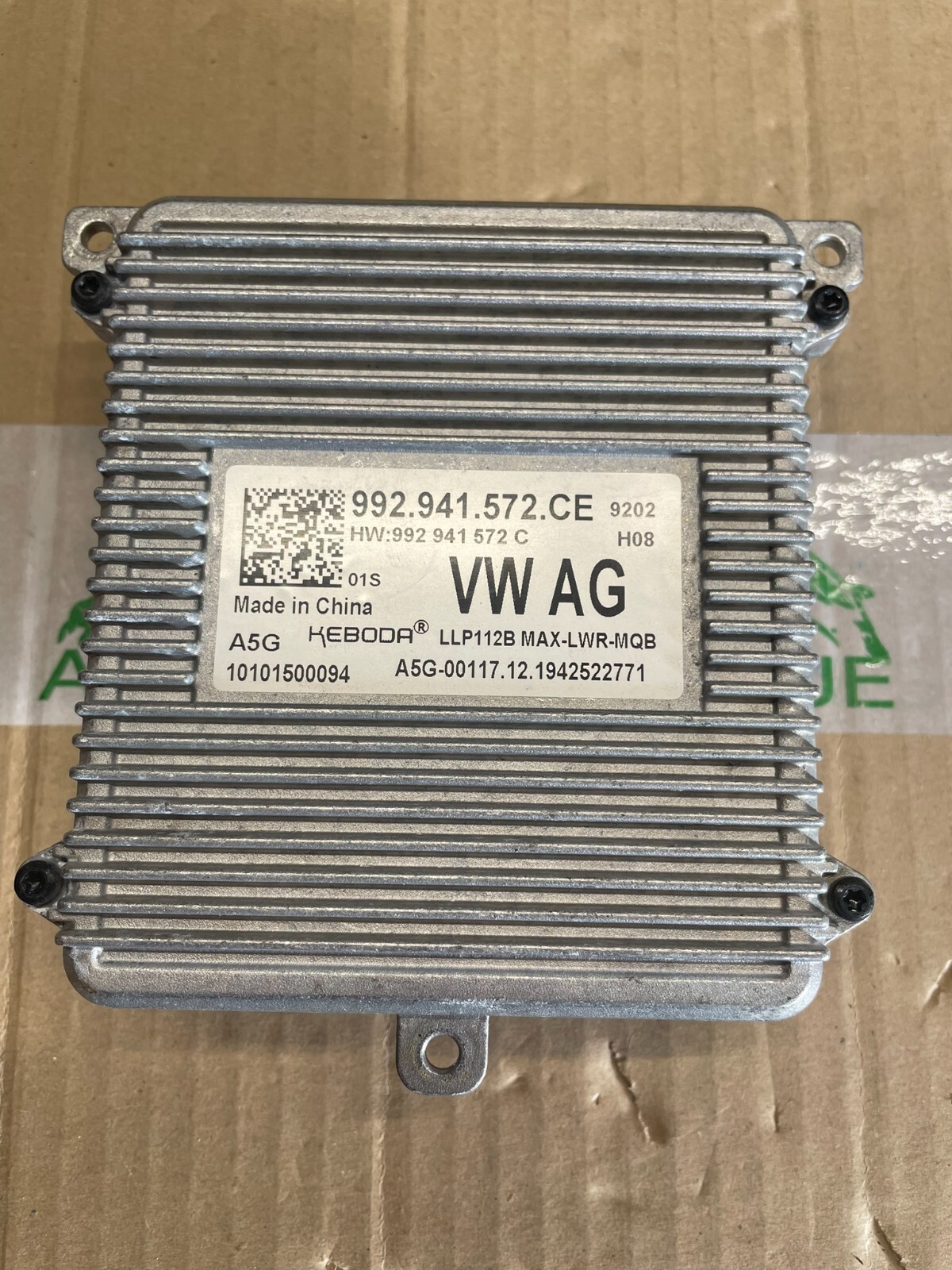 VW TIGUAN SCHEINWERFER STEUERGERÄT 992941572CE FAST NEU DEMONT VO TEST WAGEN