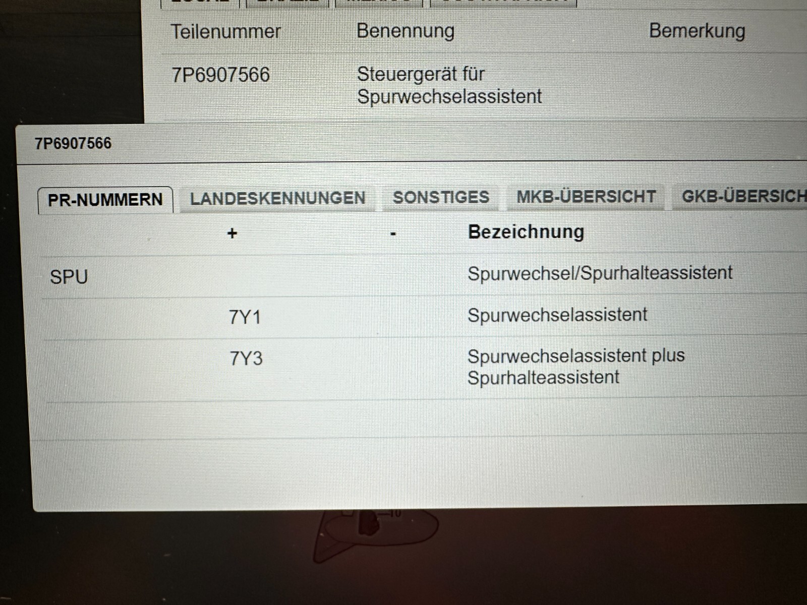 VW TOUAREG 7P STEUERGERÄT SPURWECHSELASSISTENT LINKS 7P6907566 Fast Neu Test Car - Obrázek 9