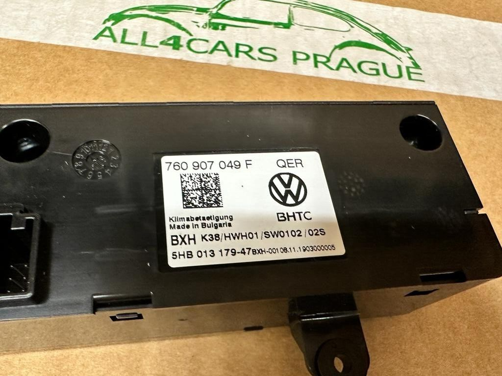 VW TOUAREG BEDIENELEMENT HEIZUNG KLIMA STEUERGERÄT 760907049F-760 907 049 F NEU - Obrázek 14