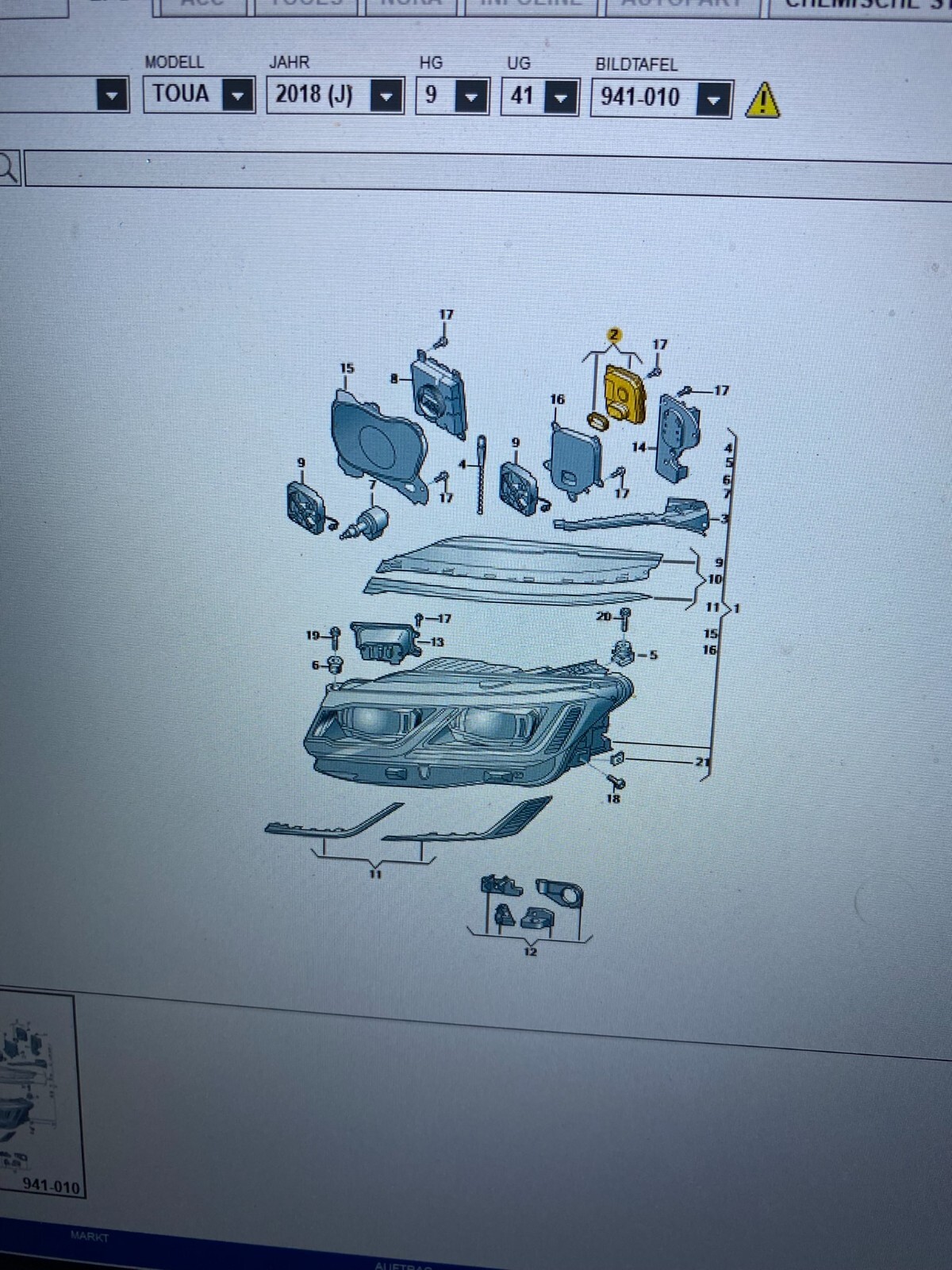 VW TOUAREG SCHEINWERFER STEUERGERÄT CONTINENTAL 80A907397D ORIGINAL !! - Obrázek 6