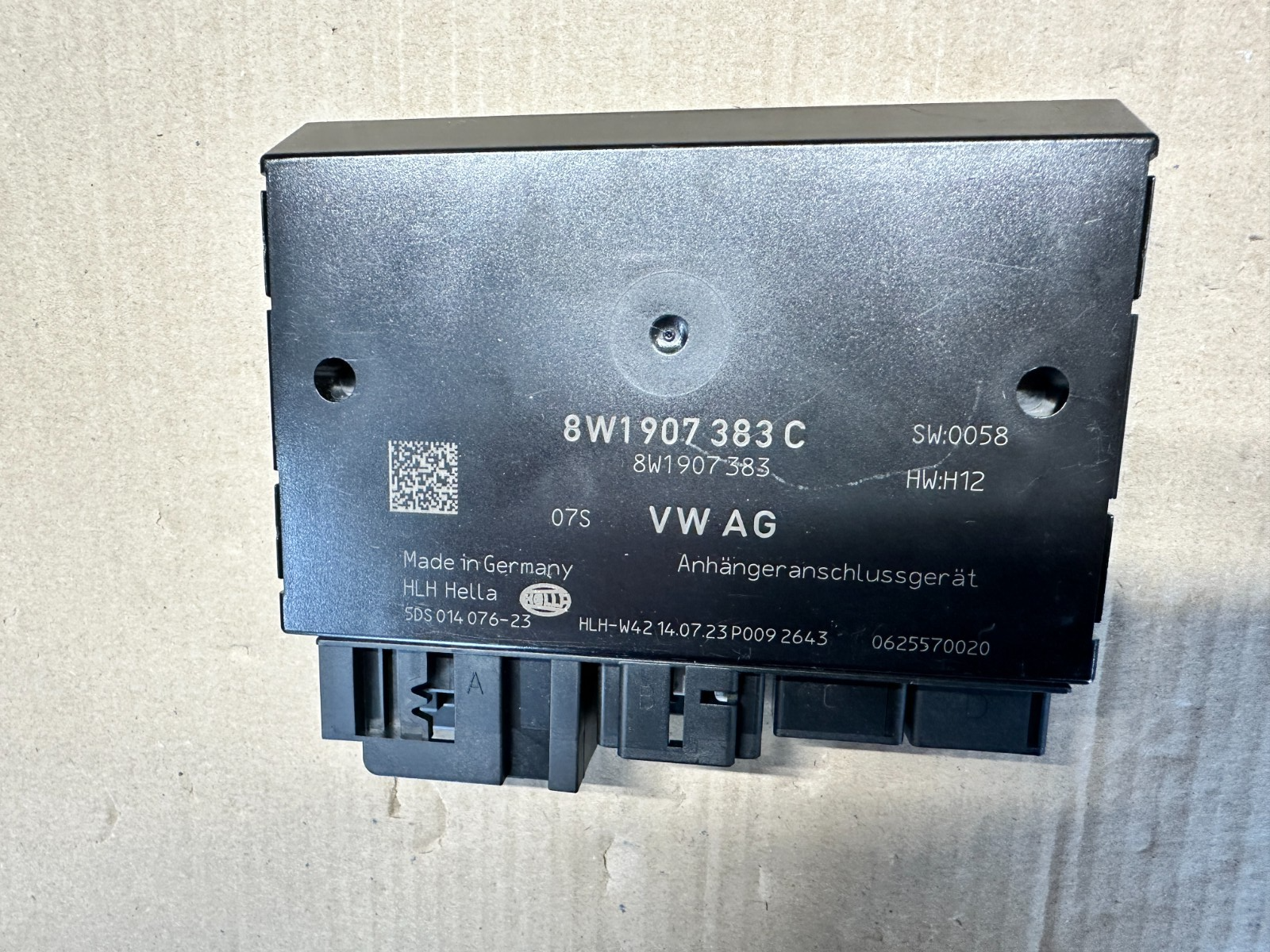 VW TOUAREG STEUERGERÄT ANHÄNGERKUPPLUNG 8W1907383C + SCHALTER 760959511 NEU ORIG - Obrázek 11
