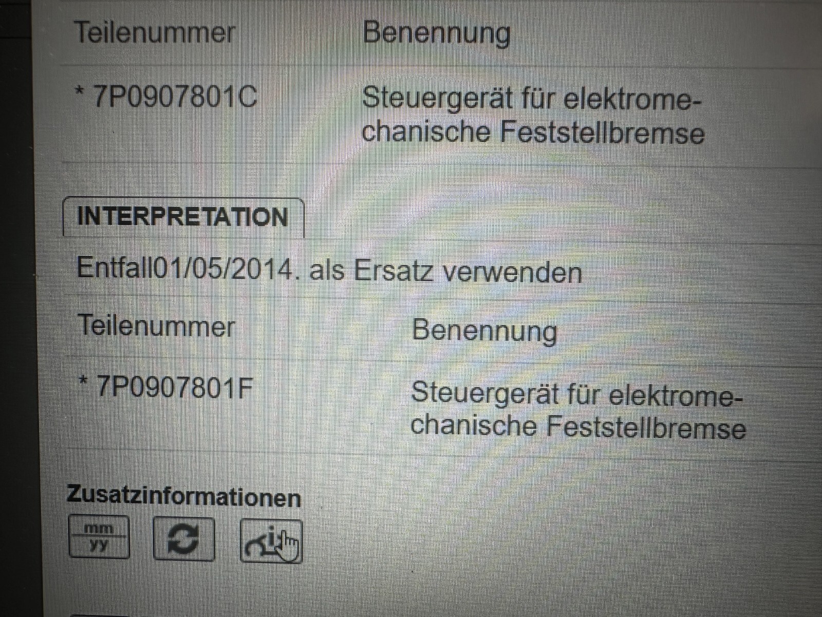 VW TOUAREG STEUERGERÄT ELEKTRISCHE PARK BREMSE 7P0907801C FAST NEU DEM TEST CAR - Obrázek 9