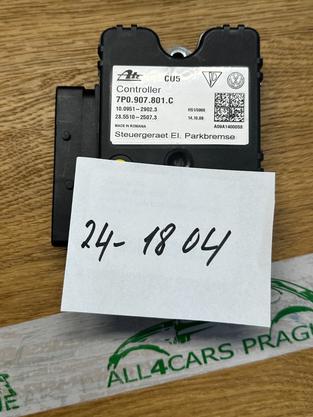 VW TOUAREG STEUERGERÄT ELEKTRISCHE PARK BREMSE 7P0907801C Fast Neu Dem Test Auto - Obrázek 16