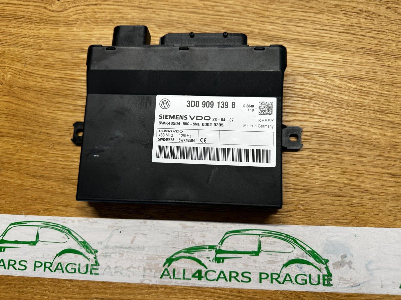 VW TOUAREG STEUERGERÄT KESSY KEYLES ENTRY 3D0909139B Fast Neu dem.vom Test Wagen - Obrázek 5