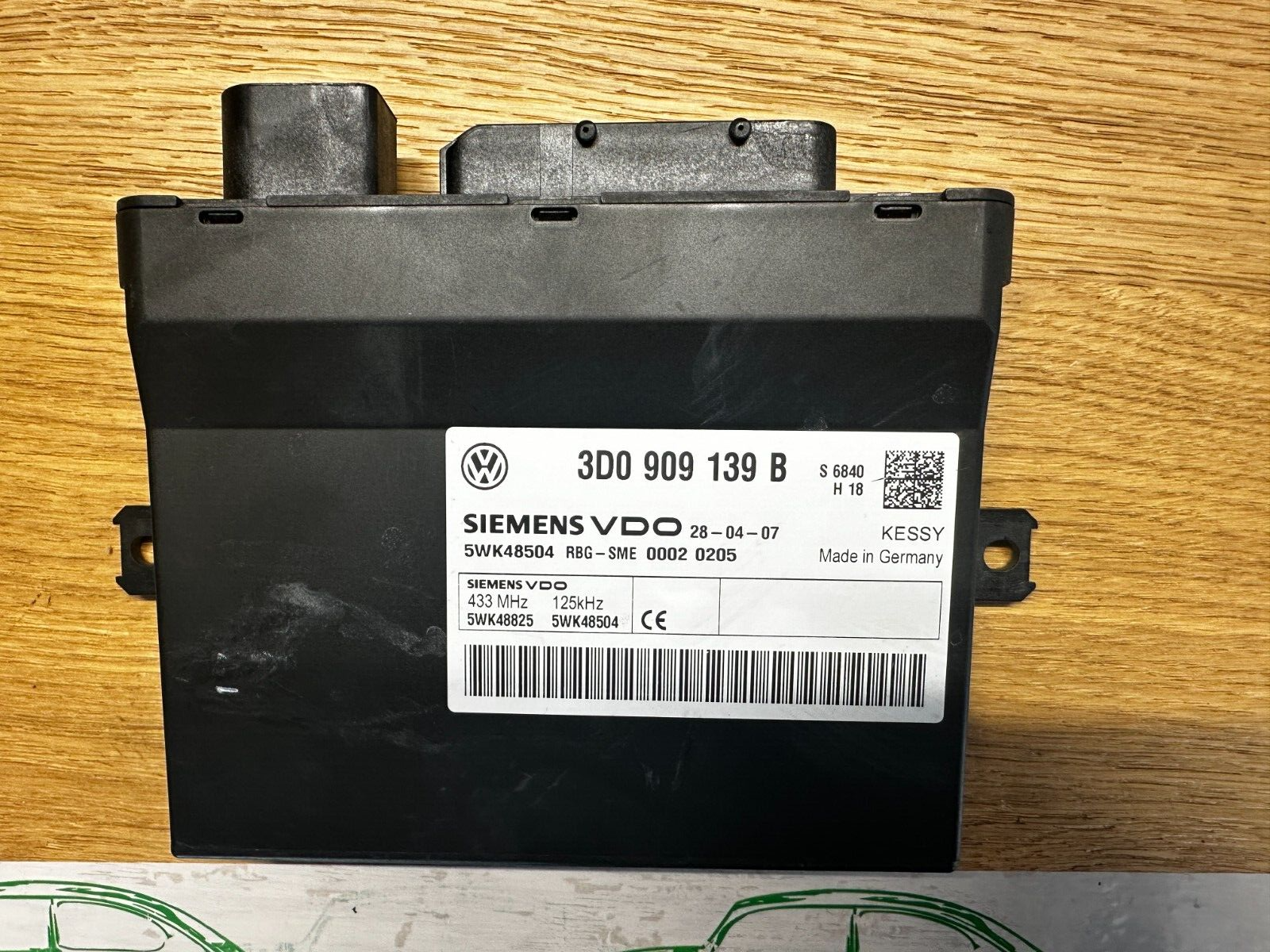 VW TOUAREG STEUERGERÄT KESSY KEYLES ENTRY 3D0909139B Fast Neu dem.vom Test Wagen - Obrázek 6