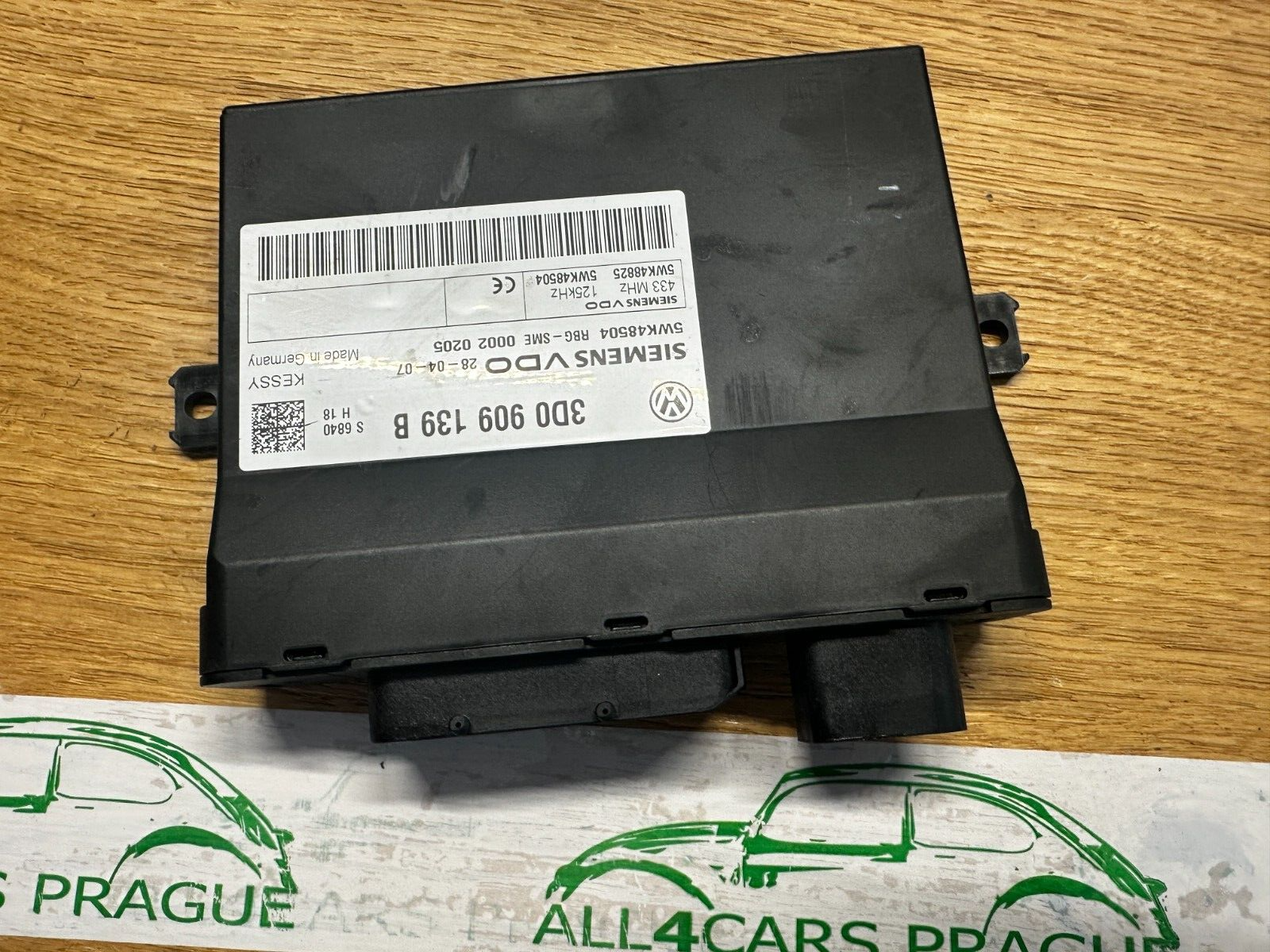 VW TOUAREG STEUERGERÄT KESSY KEYLES ENTRY 3D0909139B Fast Neu dem.vom Test Wagen - Obrázek 8