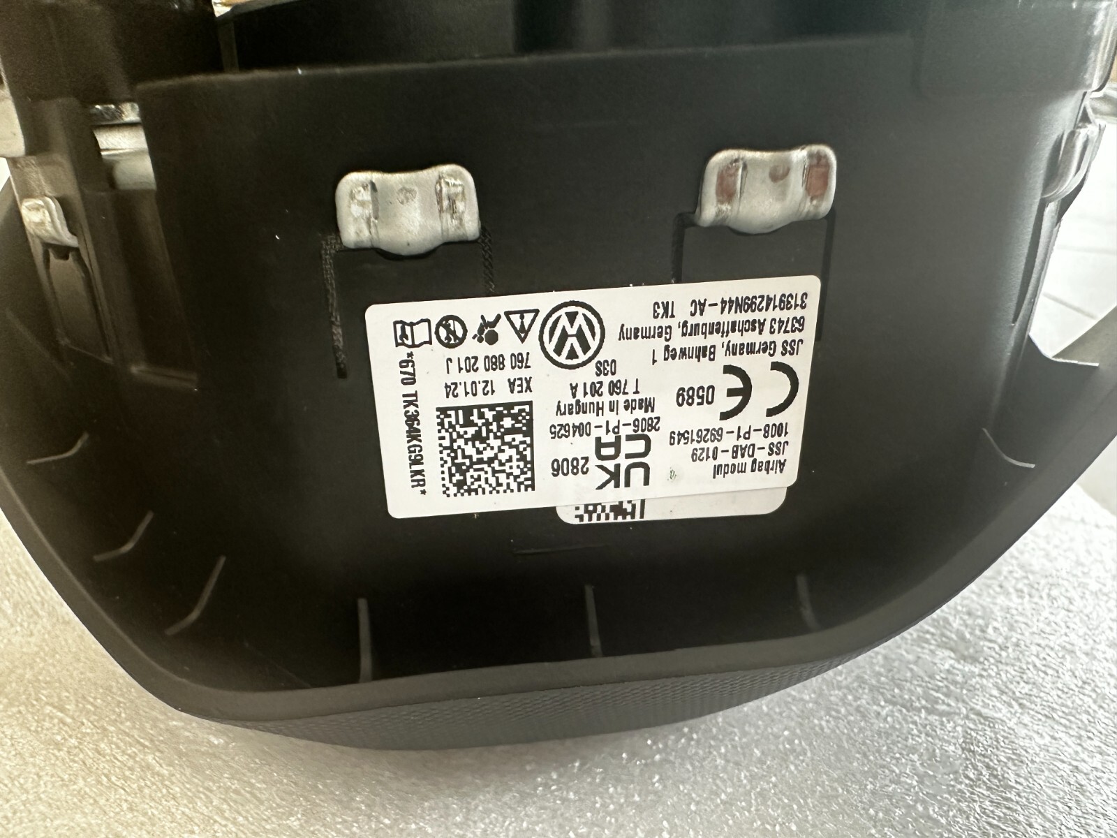 VW TOUCH SPORT LENKRAD LEDER HEIZBAR R GROSSE PADDELS 5H0419089CK Fast Neu Test - Obrázek 19