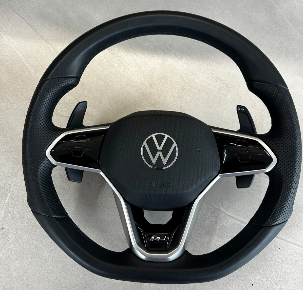 VW TOUCH SPORT LENKRAD LEDER HEIZBAR R GROSSE PADDELS 5H0419089CK Fast Neu Test