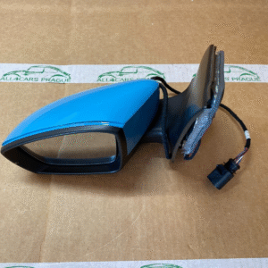 VW UP ŠKODA CITIGO AUßEN SPIEGEL BLAU LINKS ELEKTRISCH 1S1857501CF Fast Neu Test