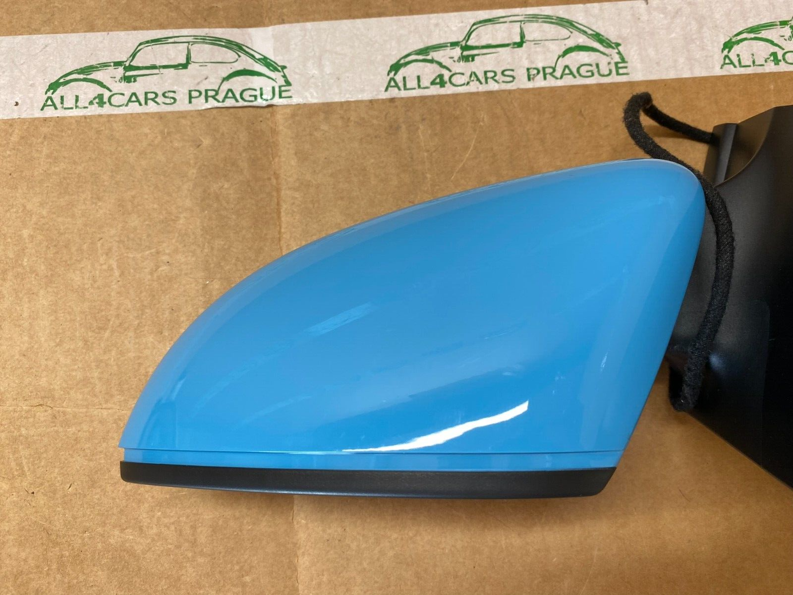 VW UP ŠKODA CITIGO AUßEN SPIEGEL BLAU LINKS ELEKTRISCH 1S1857501CF Fast Neu Test - Obrázek 5