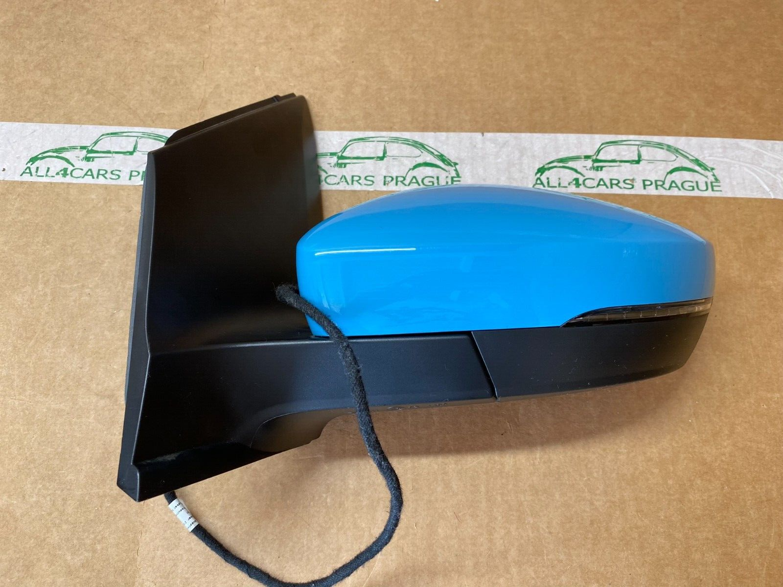 VW UP ŠKODA CITIGO AUßEN SPIEGEL BLAU LINKS ELEKTRISCH 1S1857501CF Fast Neu Test - Obrázek 9