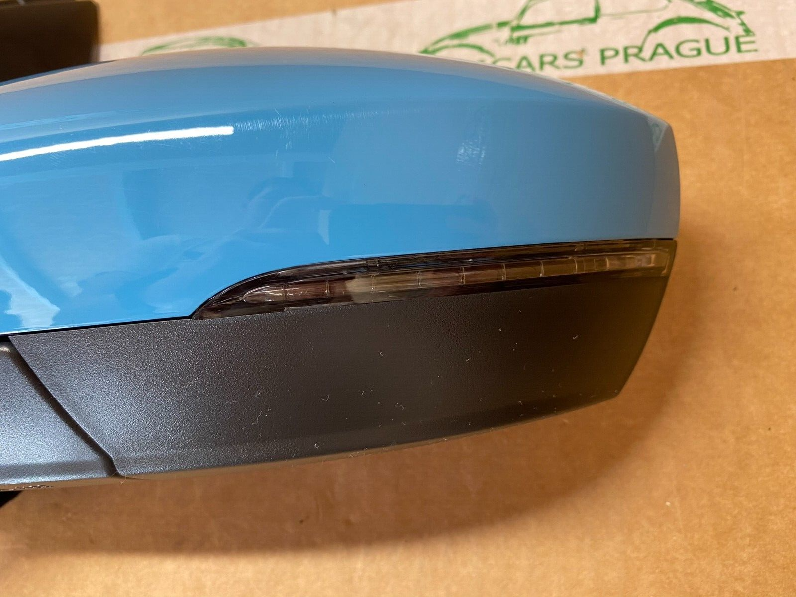 VW UP ŠKODA CITIGO AUßEN SPIEGEL BLAU LINKS ELEKTRISCH 1S1857501CF Fast Neu Test - Obrázek 10