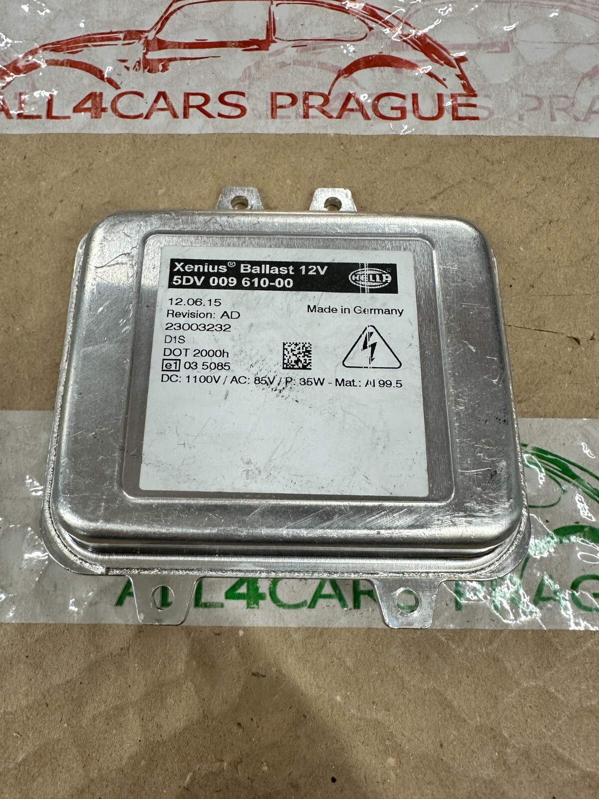 XENON SCHEINWERFER STEUERGERÄT 5DV00961000 HELLA -FAST NEU - DEMONT VOM TEST CAR - Obrázek 3