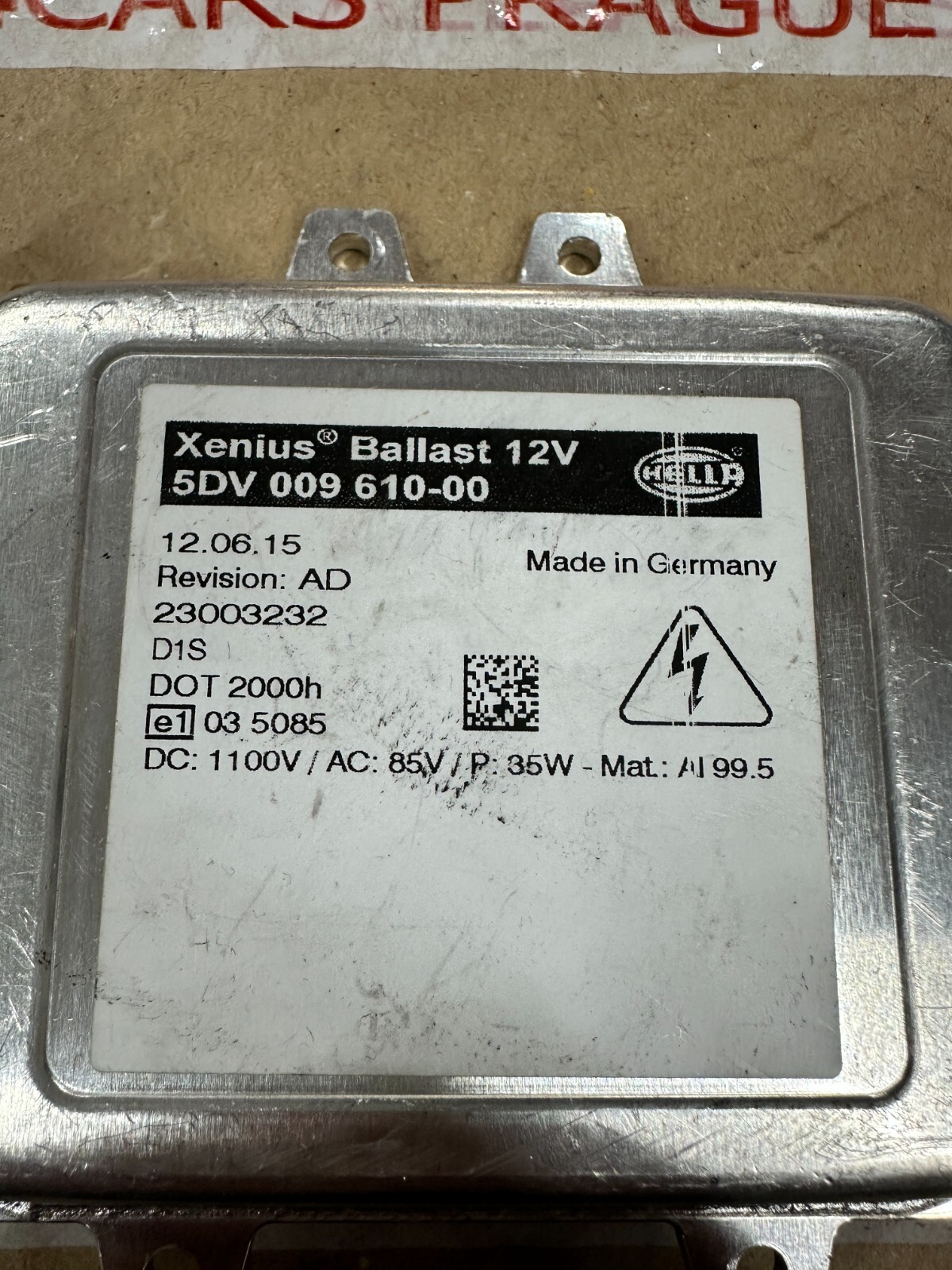 XENON SCHEINWERFER STEUERGERÄT 5DV00961000 HELLA -FAST NEU - DEMONT VOM TEST CAR - Obrázek 4