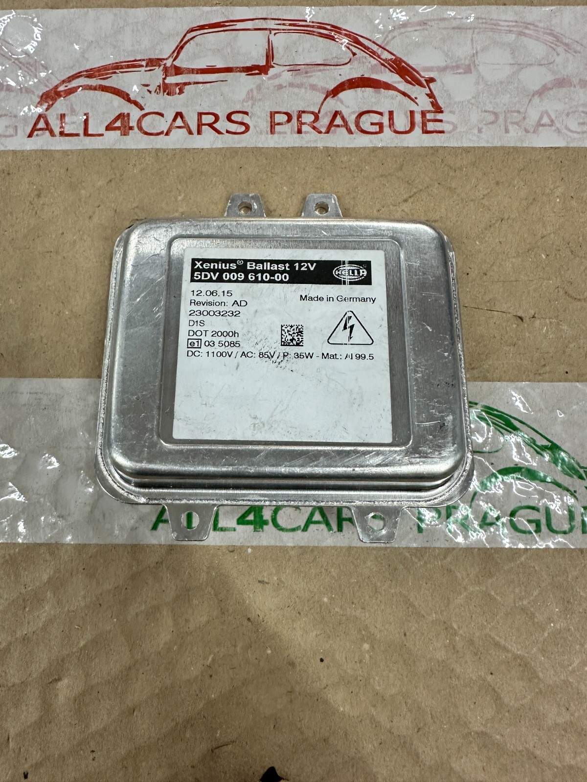 XENON SCHEINWERFER STEUERGERÄT 5DV00961000 HELLA -FAST NEU - DEMONT VOM TEST CAR