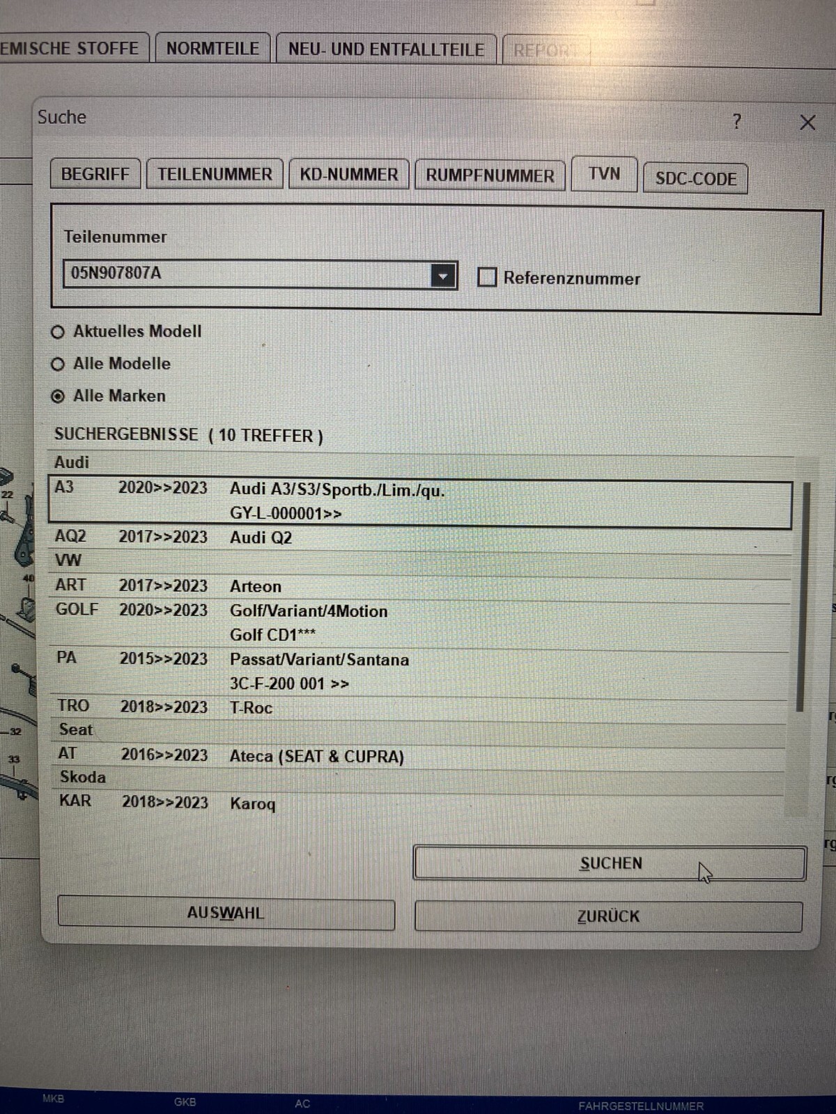 05N907807A NOX SENSOR VW ŠKODA AUDI SEAT NOX SENZOR 05N907807A Fast Neu Test Car - Obrázek 11