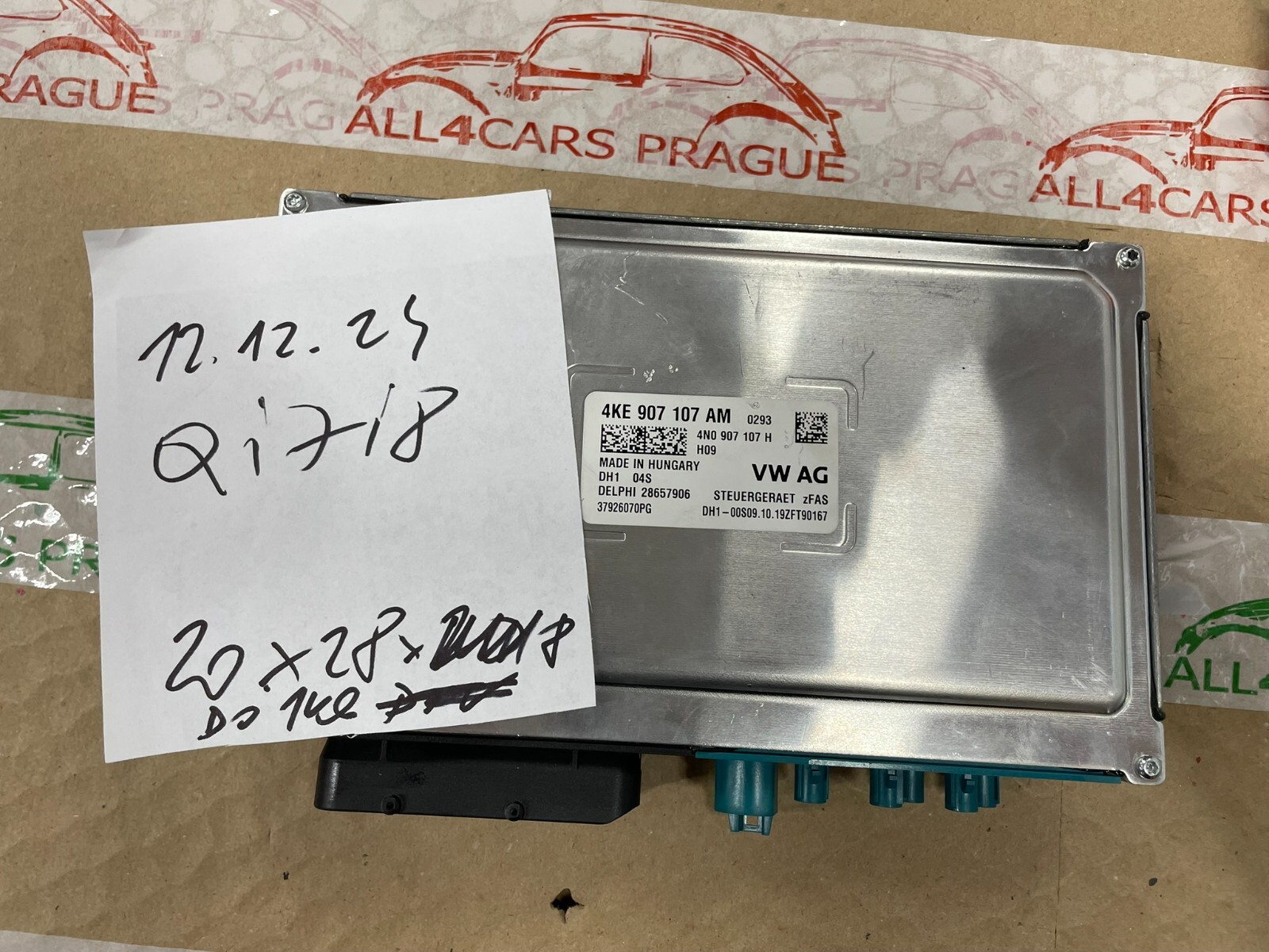 4KE907107AM AUDI STEUERGERÄT FÜR FAHRERASSISTENZSYSTEME SURROUND VIEW CAMERA ECU - Obrázek 18