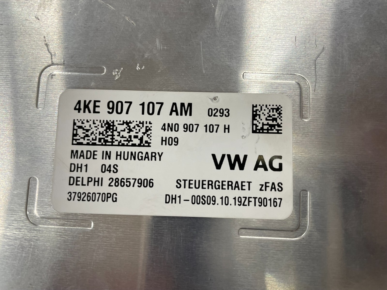 4KE907107AM AUDI STEUERGERÄT FÜR FAHRERASSISTENZSYSTEME SURROUND VIEW CAMERA ECU - Obrázek 4