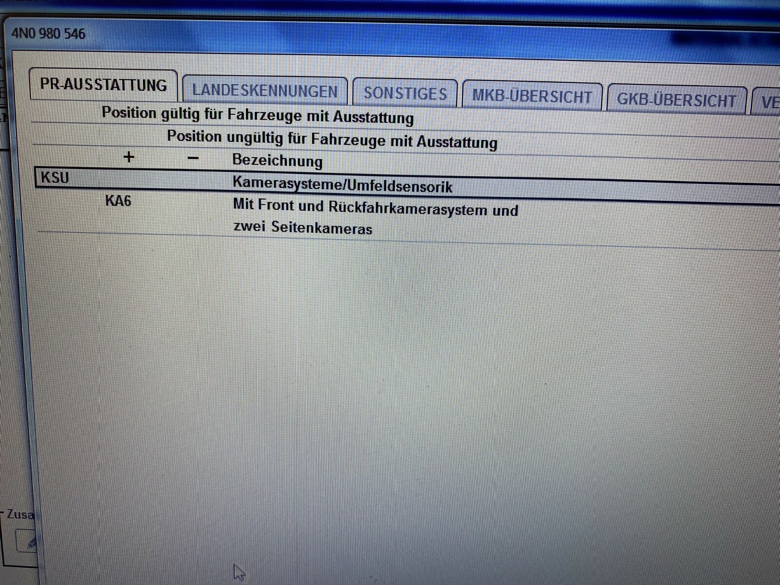 4N0980546 VW TOUAREG CR7 SURROUND VIEW CAMERA KAMERA 360° 4N0980546 ORIGINAL NEU - Obrázek 11