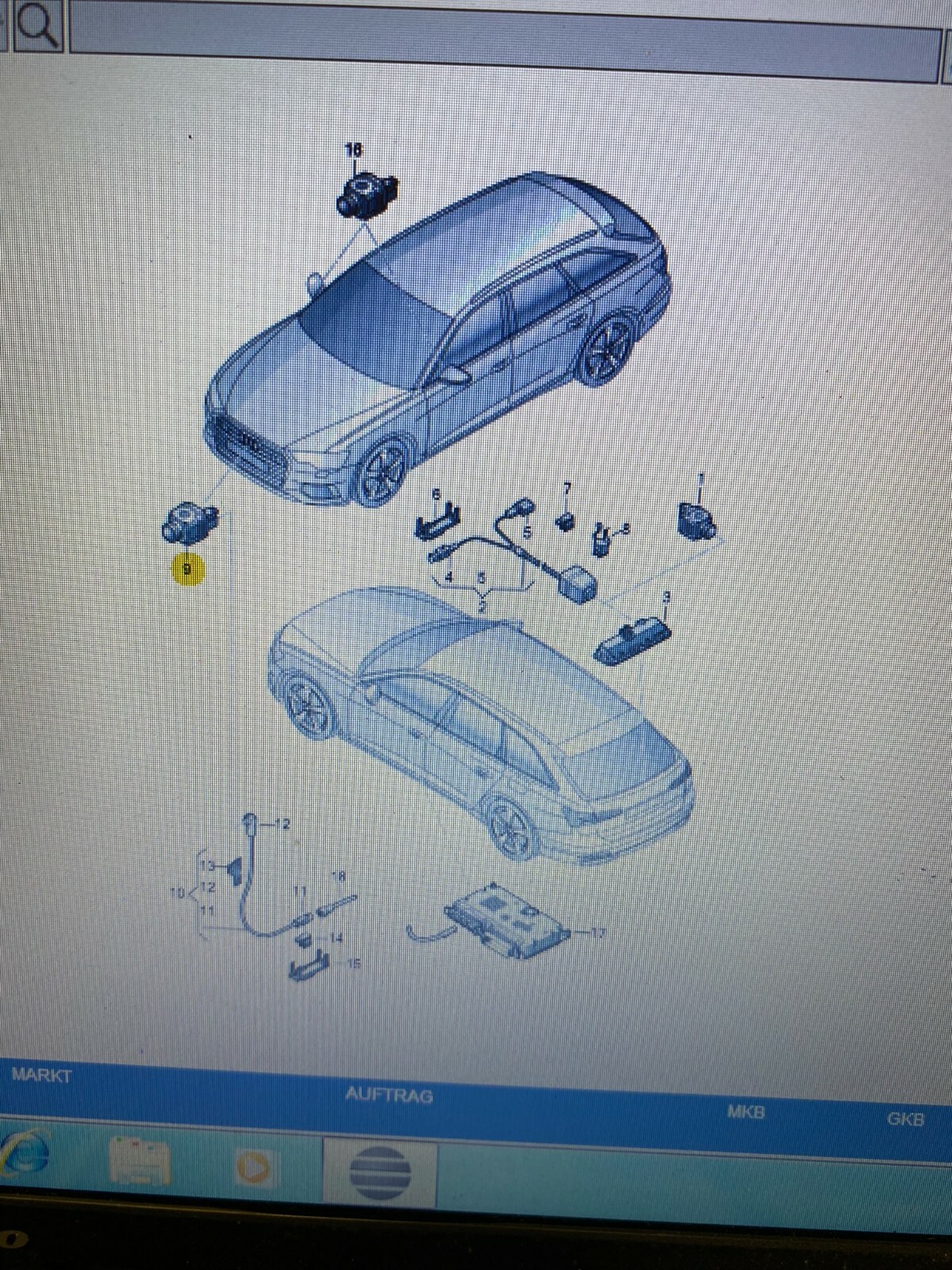 4N0980546 VW TOUAREG CR7 SURROUND VIEW CAMERA KAMERA 360° 4N0980546 ORIGINAL NEU - Obrázek 10