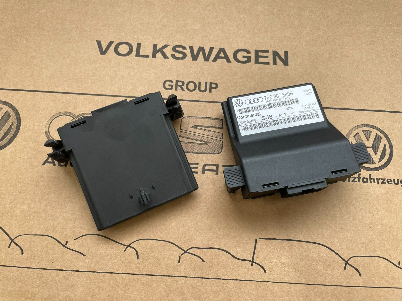 7P6907540B VW TOUAREG INTERFACE CANBUS INFOTAINMENT GATEWAY 7P6907540B ORIG. NEU - Obrázek 13