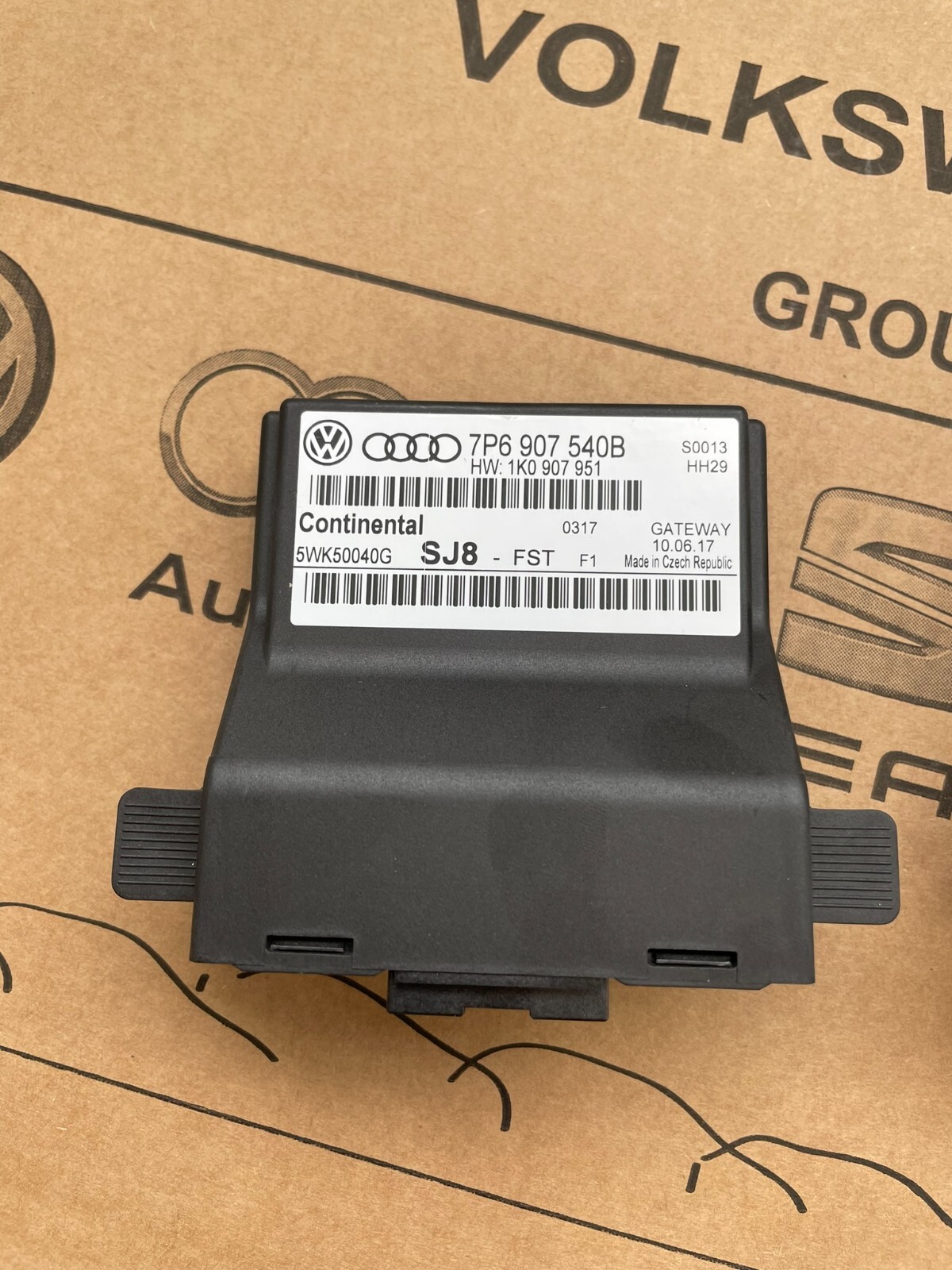 7P6907540B VW TOUAREG INTERFACE CANBUS INFOTAINMENT GATEWAY 7P6907540B ORIG. NEU - Obrázek 3