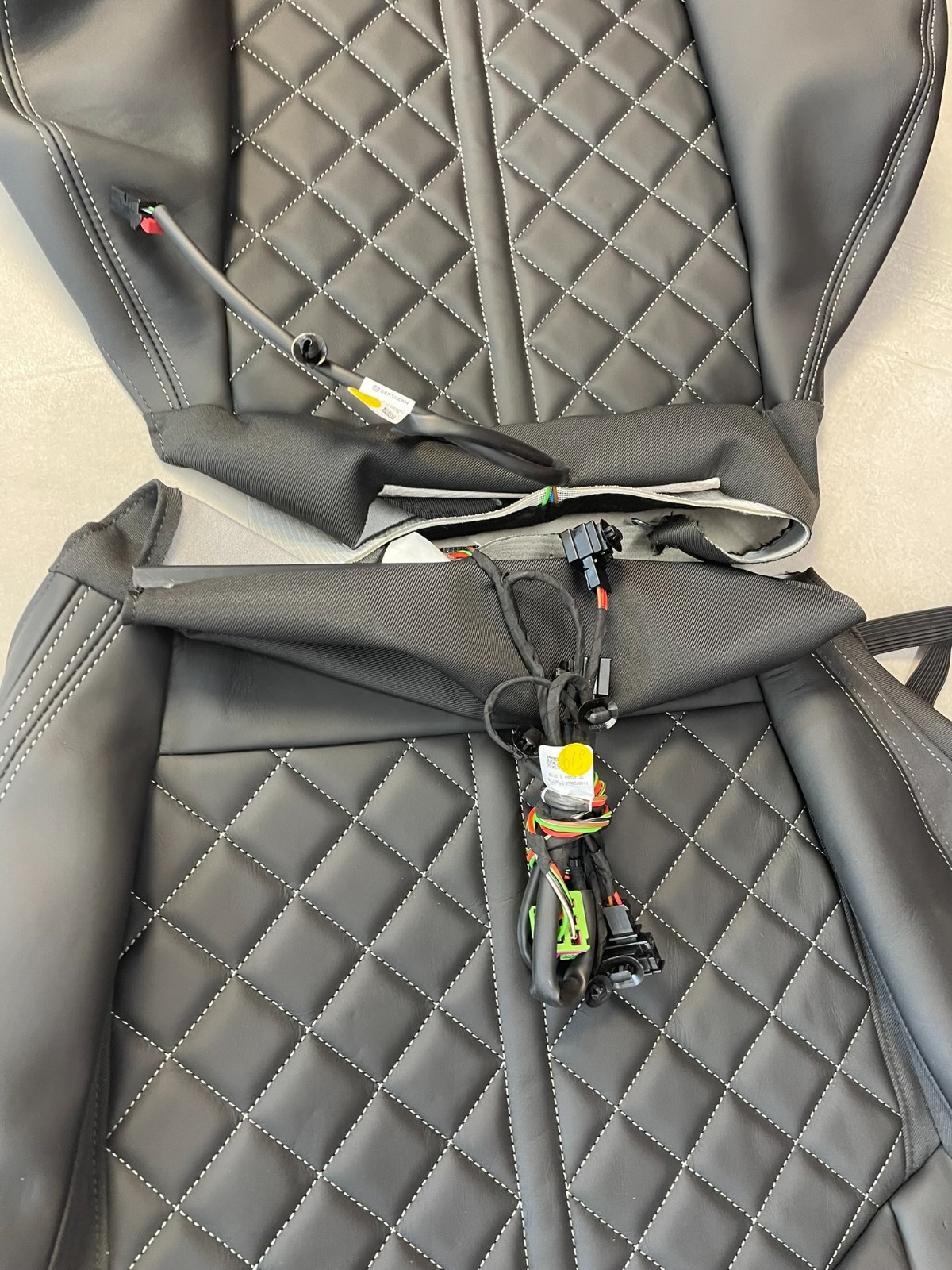 AUDI 4M Q7 SQ7 SITZ BEZÜGEN SPORT LEDER BEHEIZT VORN + HINTEN ORIG.AUDI NEU TEIL - Obrázek 16