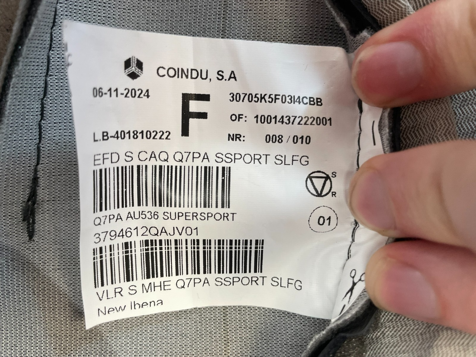 AUDI 4M Q7 SQ7 SITZ BEZÜGEN SPORT LEDER BEHEIZT VORN + HINTEN ORIG.AUDI NEU TEIL - Obrázek 20