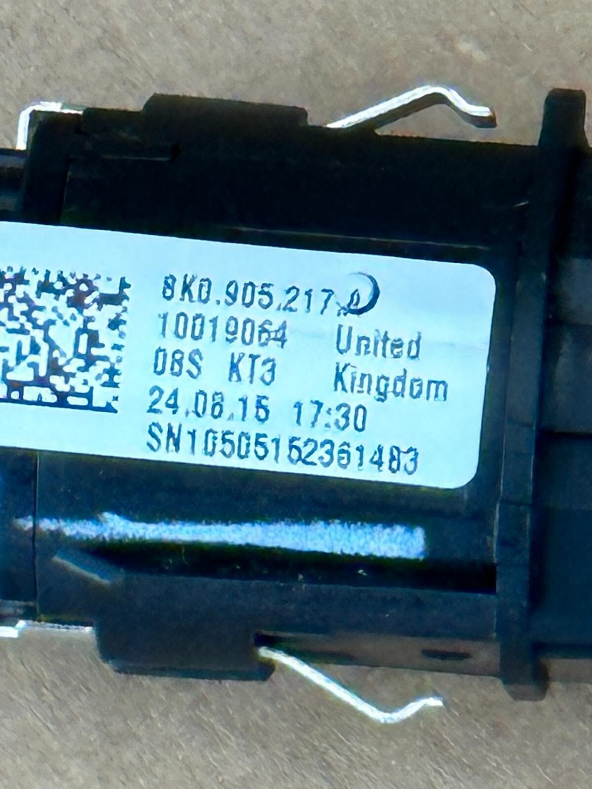 AUDI A4 A5 Q5 START KNOPF START STOP MOTORSTART KNOPF 8K0905217A ORIG.FAST NEU - Obrázek 3