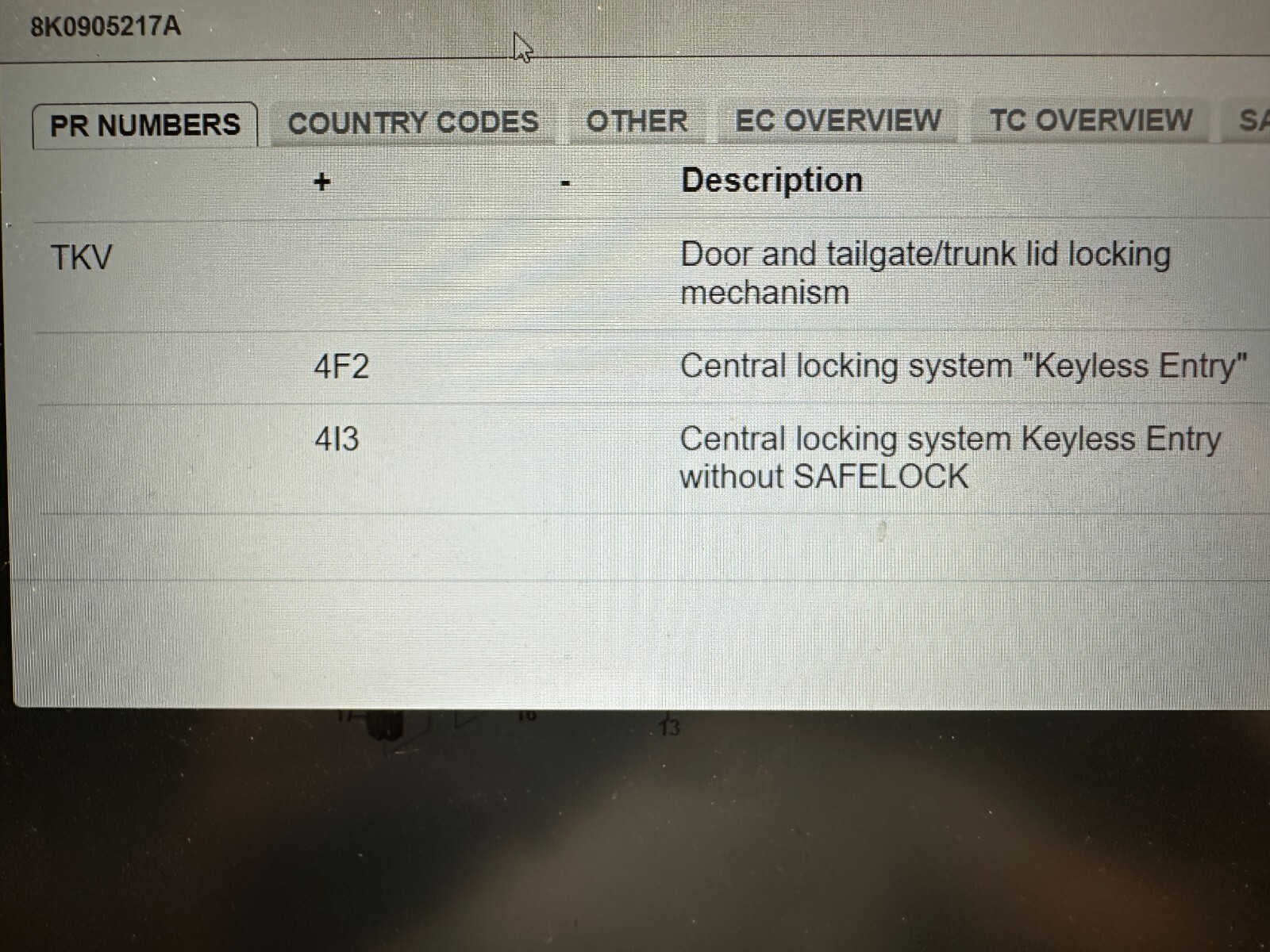 AUDI A4 A5 Q5 START KNOPF START STOP MOTORSTART KNOPF 8K0905217A ORIG.FAST NEU - Obrázek 6