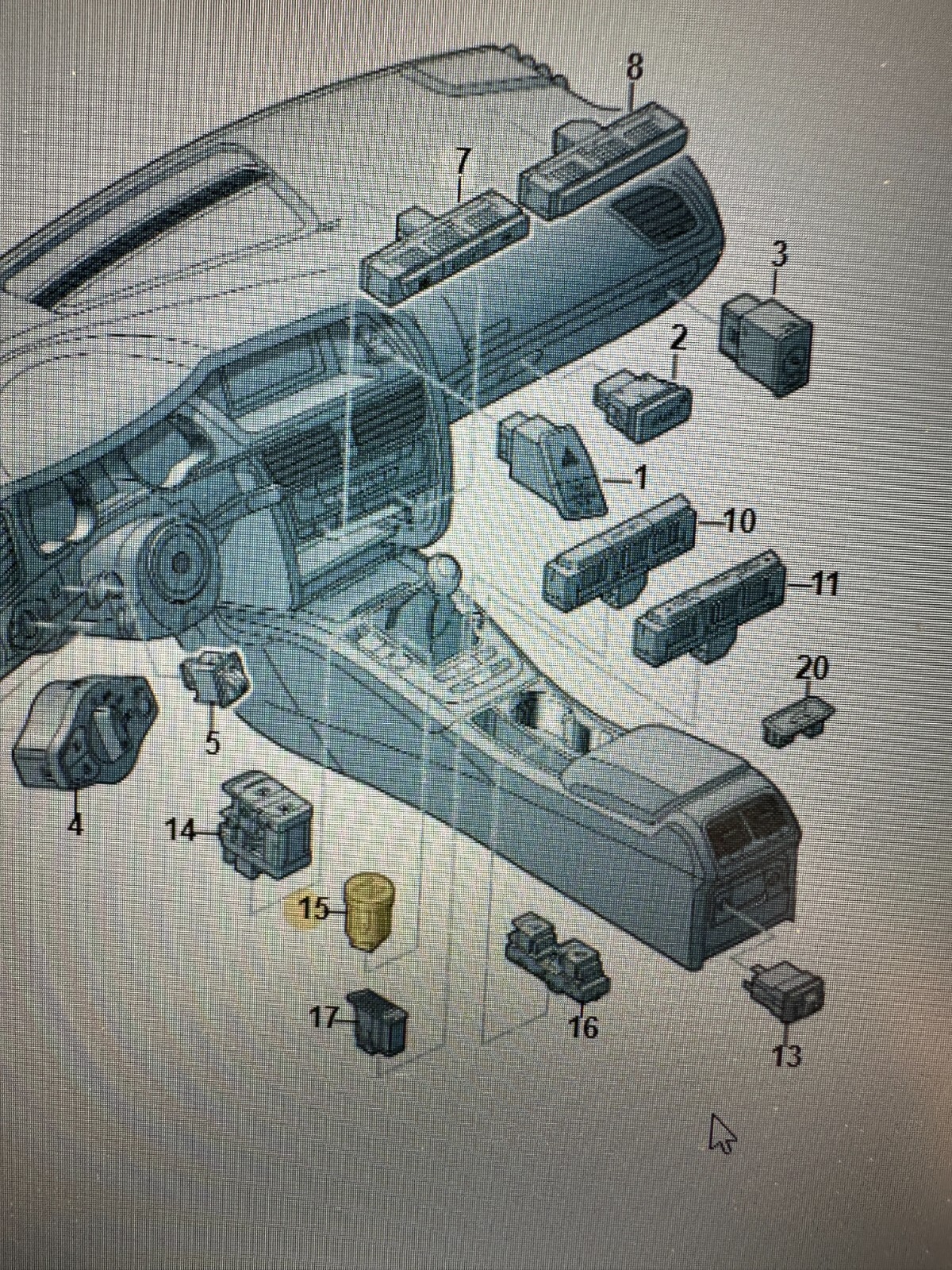 AUDI A4 A5 Q5 START KNOPF START STOP MOTORSTART KNOPF 8K0905217A ORIG.FAST NEU - Obrázek 9
