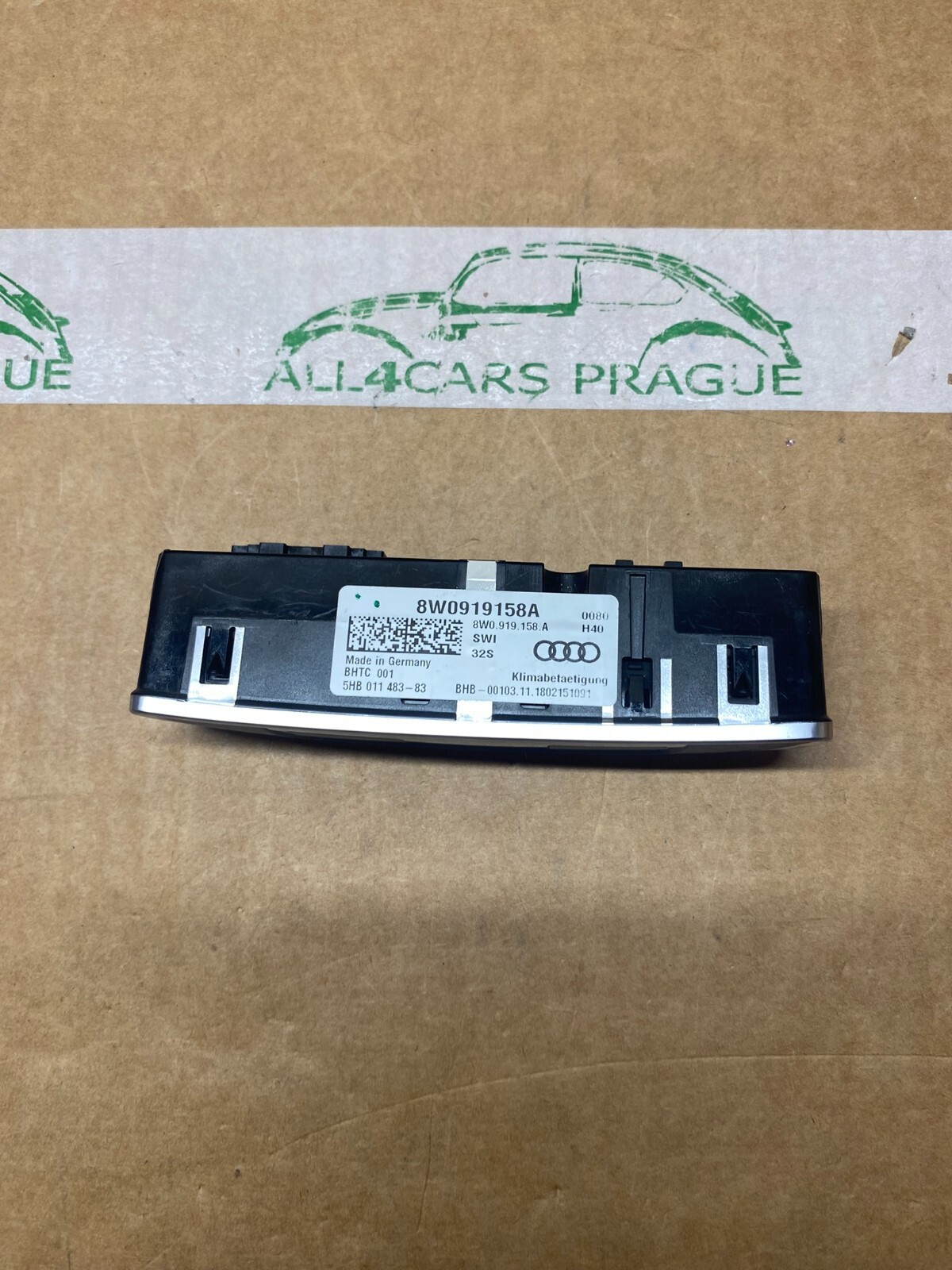 AUDI A4/S4/RS4,A5/S5/RS5,Q5,Q7 KLIMABEDIENTEIL HINTEN SITZHEIZUNG 8W0919158A - Obrázek 5