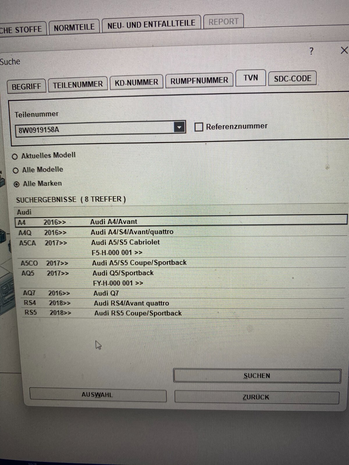 AUDI A4/S4/RS4,A5/S5/RS5,Q5,Q7 KLIMABEDIENTEIL HINTEN SITZHEIZUNG 8W0919158A - Obrázek 9
