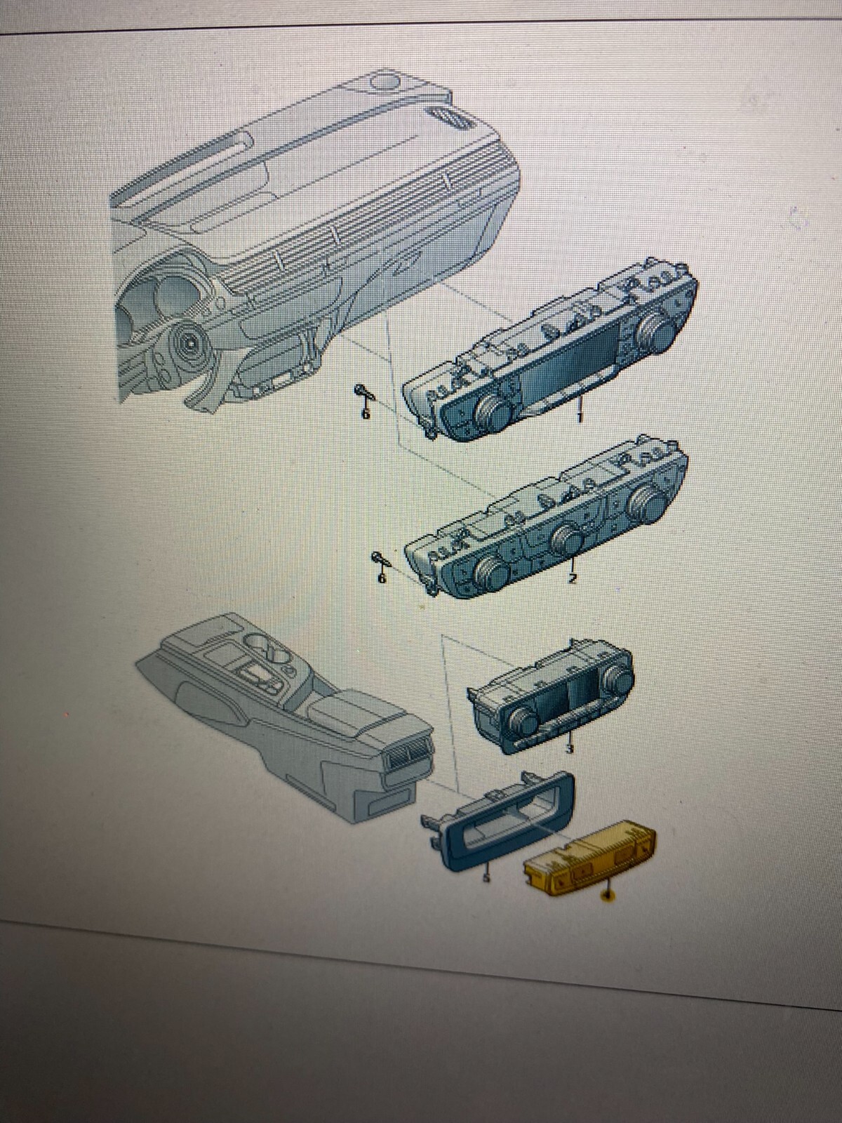AUDI A4/S4/RS4,A5/S5/RS5,Q5,Q7 KLIMABEDIENTEIL HINTEN SITZHEIZUNG 8W0919158A - Obrázek 10