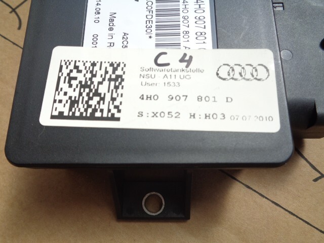 AUDI A6 A7 A8 STEUERGERÄT ELEKTROMECHANISCHE FESTSTELLBREMSE 4H0907801D Fast Neu - Obrázek 3