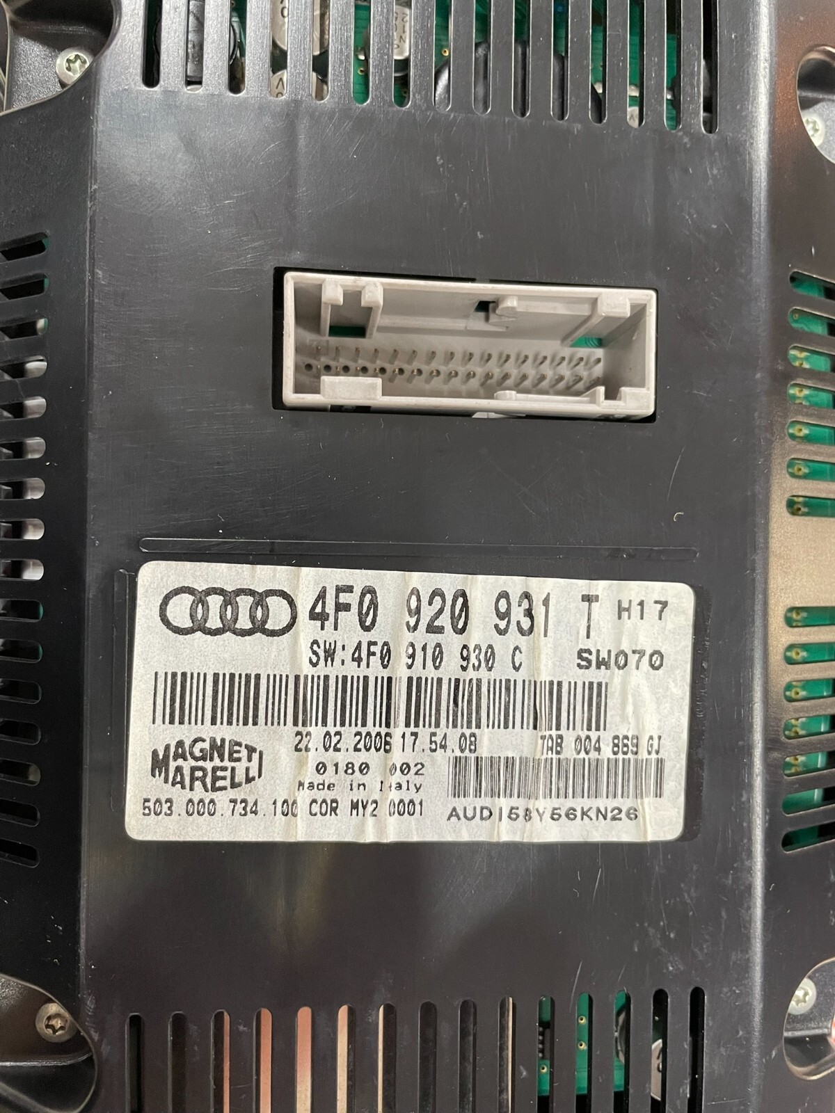 AUDI A6 / ALLROAD KOMBIINSTRUMENT TACHOMETER 4F0920931T FAST NEU DEMONT TEST CAR - Obrázek 3