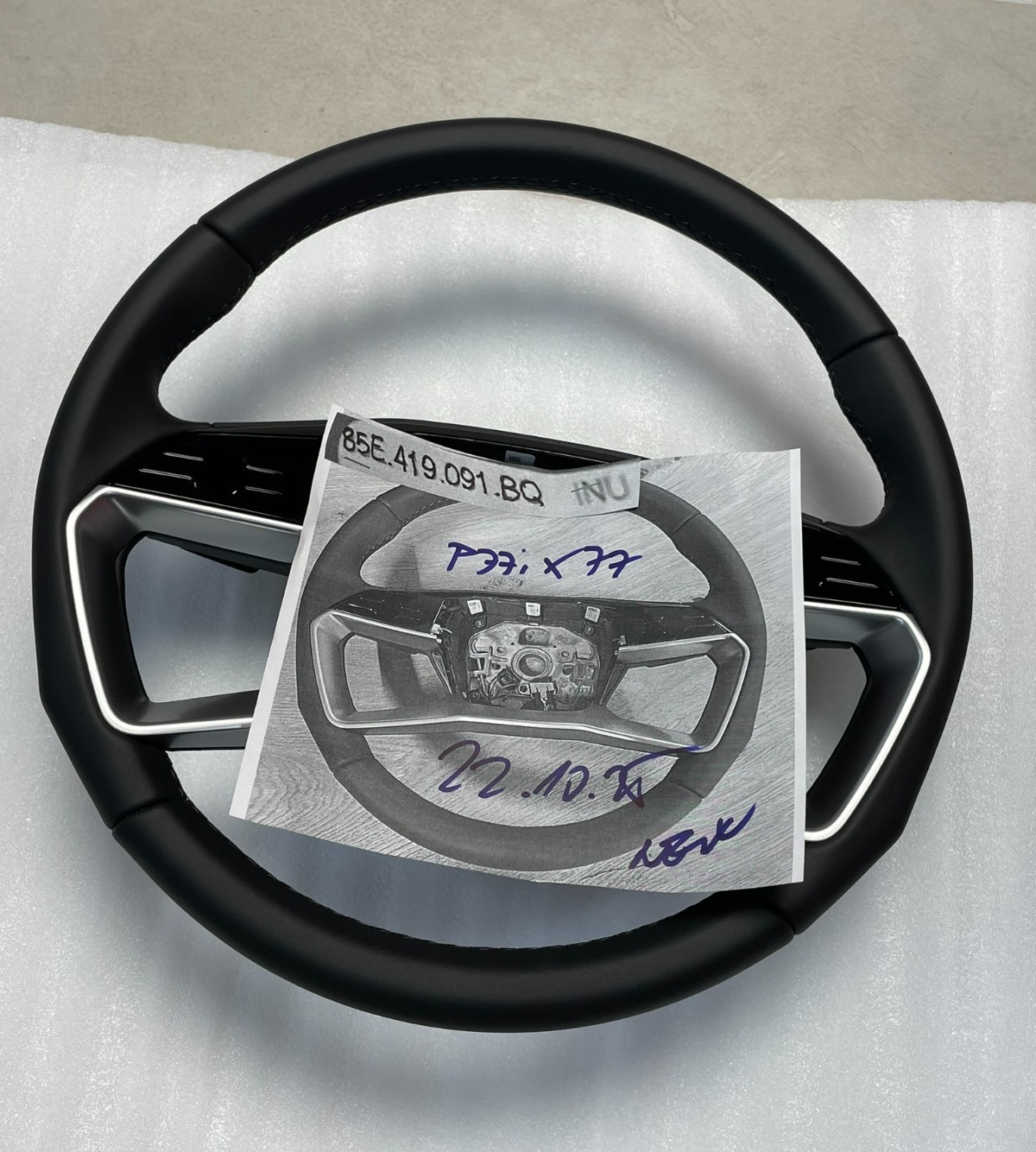 AUDI A6 - Q6 E-TRON LENKRAD BEHEIZT MIT PADELS 85E419091BQ ORIGINAL NEU AUDI - Obrázek 15