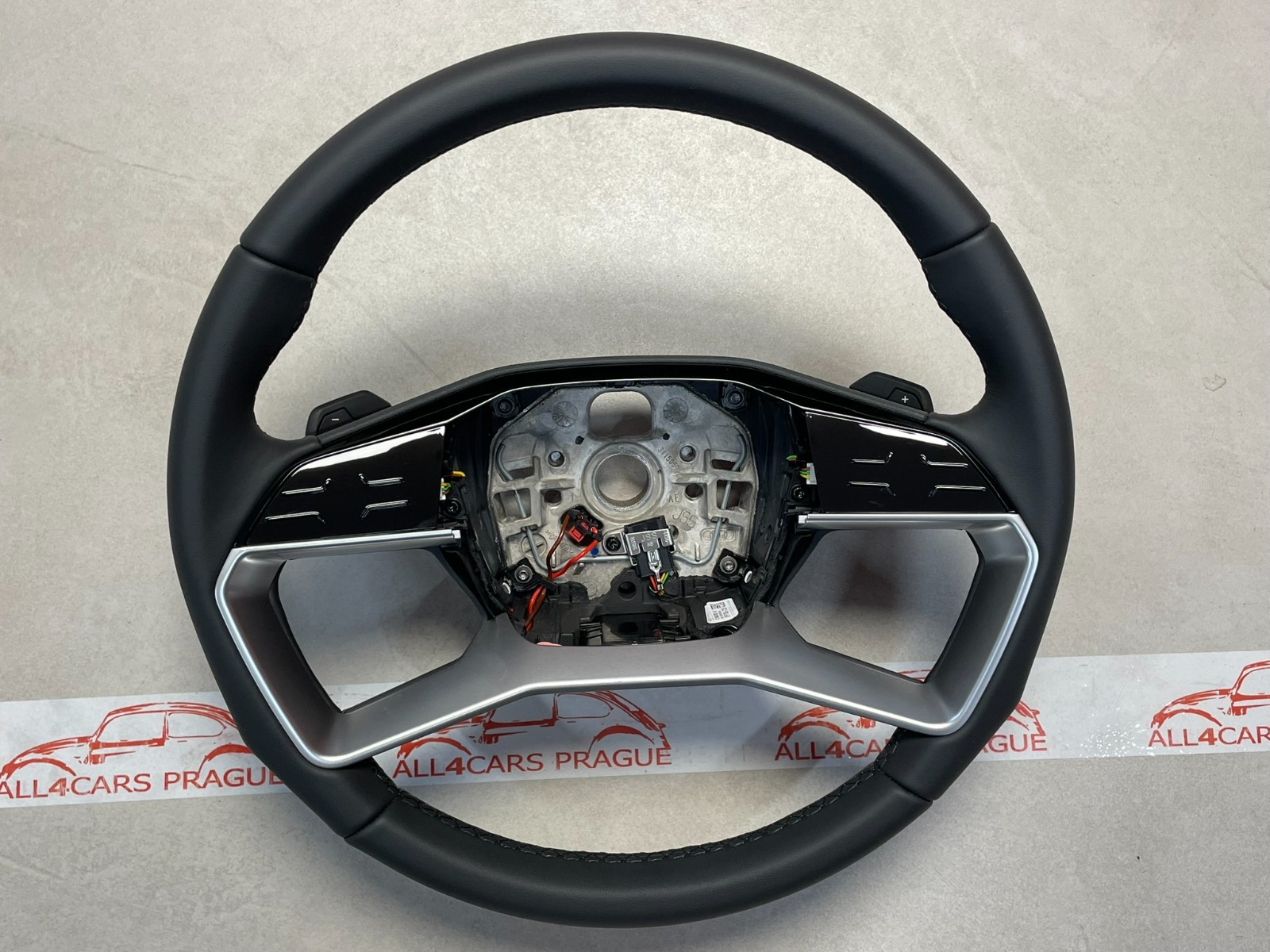 AUDI A6 - Q6 E-TRON LENKRAD BEHEIZT MIT PADELS 85E419091BQ ORIGINAL NEU AUDI