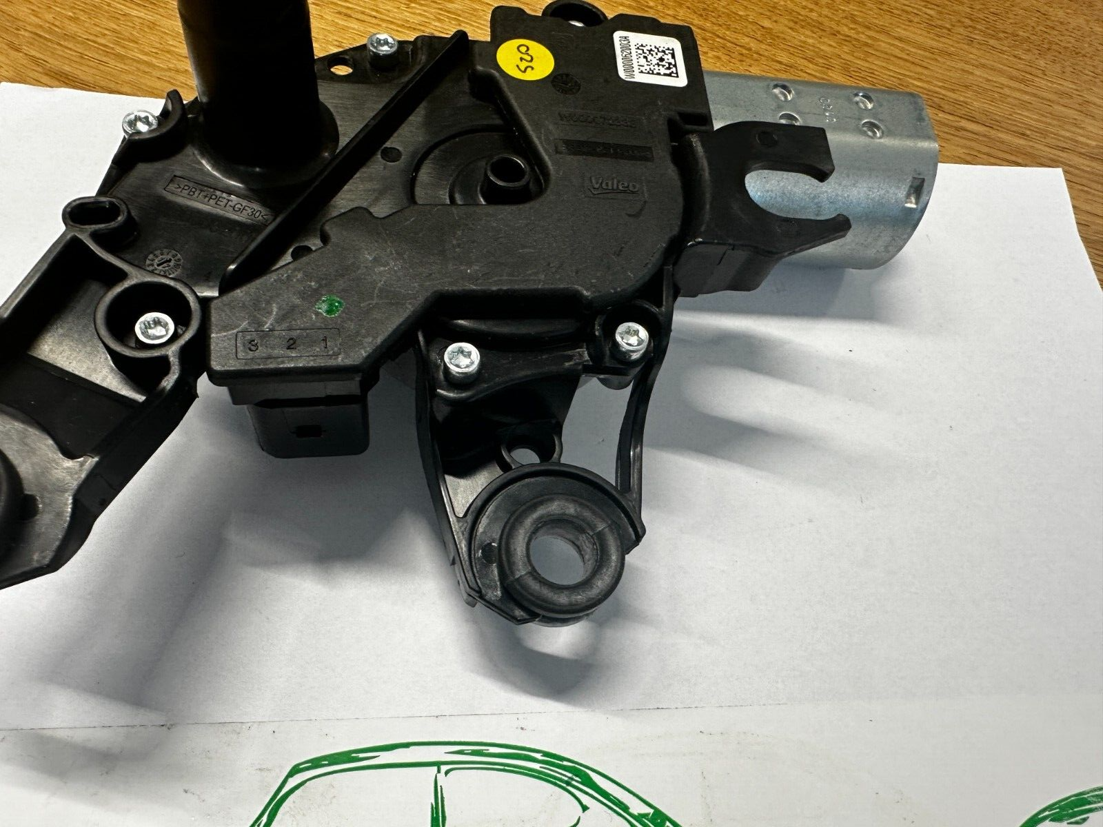 AUDI A6 Q8 HECKWISCHER WISCHERMOTOR 4K9955711 Fast Neu Teil dem v Test Car Orig! - Obrázek 13