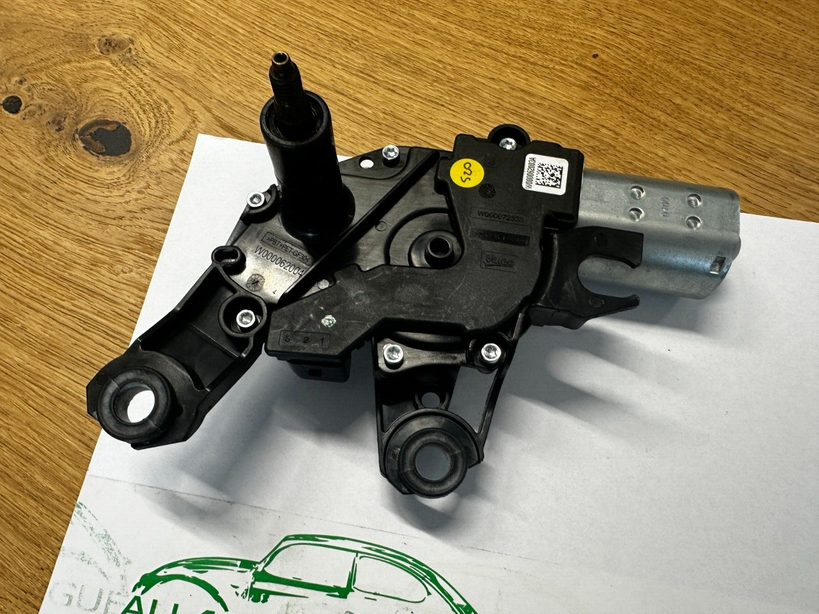 AUDI A6 Q8 HECKWISCHER WISCHERMOTOR 4K9955711 Fast Neu Teil dem v Test Car Orig! - Obrázek 15