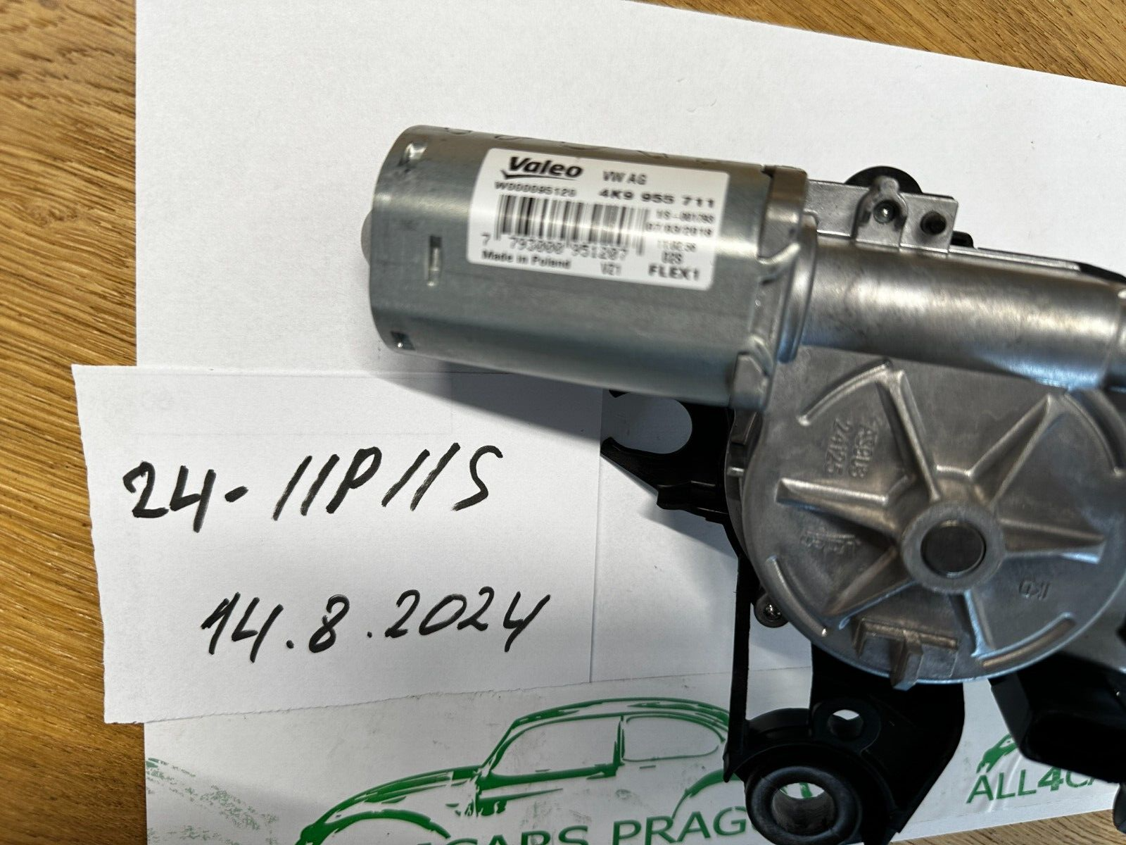 AUDI A6 Q8 HECKWISCHER WISCHERMOTOR 4K9955711 Fast Neu Teil dem v Test Car Orig! - Obrázek 17