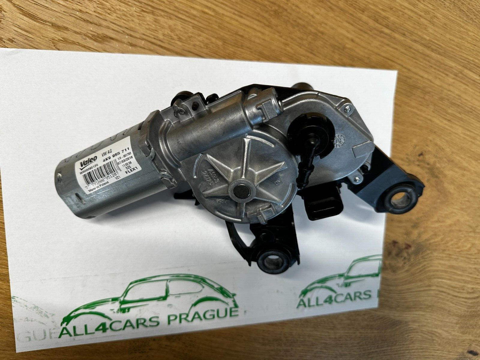 AUDI A6 Q8 HECKWISCHER WISCHERMOTOR 4K9955711 Fast Neu Teil dem v Test Car Orig! - Obrázek 7