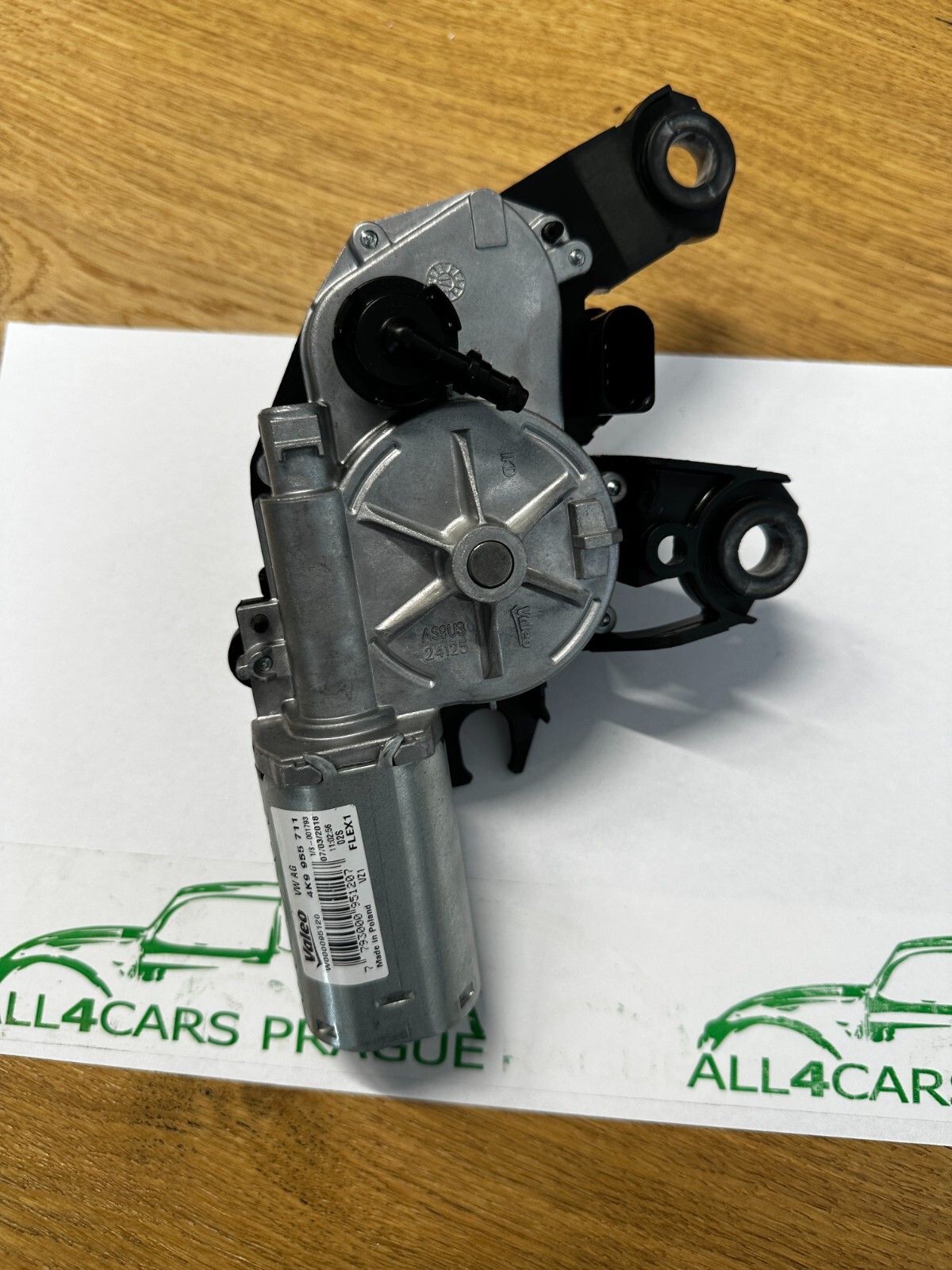 AUDI A6 Q8 HECKWISCHER WISCHERMOTOR 4K9955711 Fast Neu Teil dem v Test Car Orig! - Obrázek 9