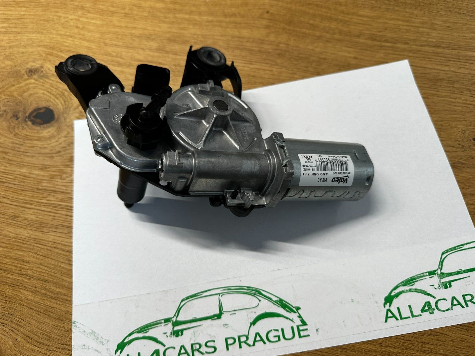 AUDI A6 Q8 HECKWISCHER WISCHERMOTOR 4K9955711 Fast Neu Teil dem v Test Car Orig! - Obrázek 10