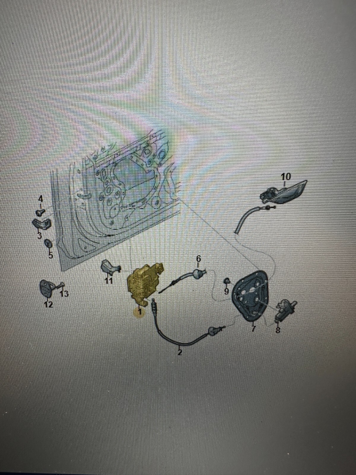 AUDI A6 RS6 A7 S7 Q8 E-TRON TÜRSCHLOSS RECHTS HINTEN 4K1837016H ORIG.NEU!! - Obrázek 4