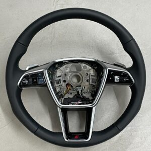 AUDI A6 S6 A7 S7 C8 4K AUDI S SPORT LEDER LENKRAD BEHEIZBAR 4KE419091M ORIG.NEU