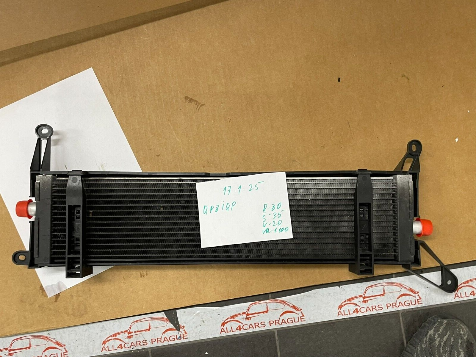 AUDI A6, VW TOUAREG 3.0 BEN ZUSATZKÜHLER FÜR KÜHLMITTEL 7P0121212A ORIG FAST NEU - Obrázek 19