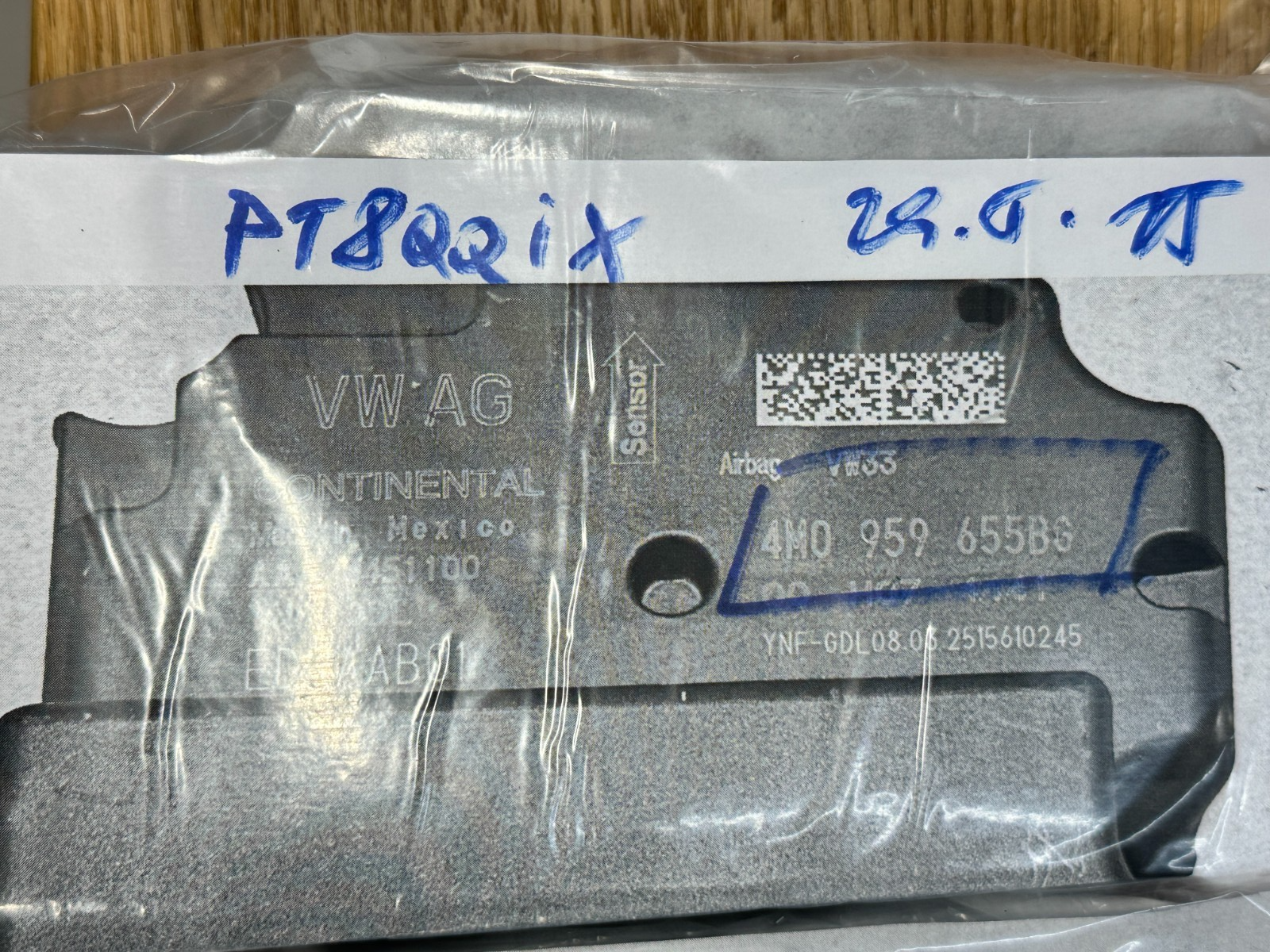 AUDI A6,A8,Q7,Q8,RSQ8, E-TRON STEUERGERÄT FÜR AIRBAG 4M0959655BG ORIGIANL NEU! - Obrázek 15